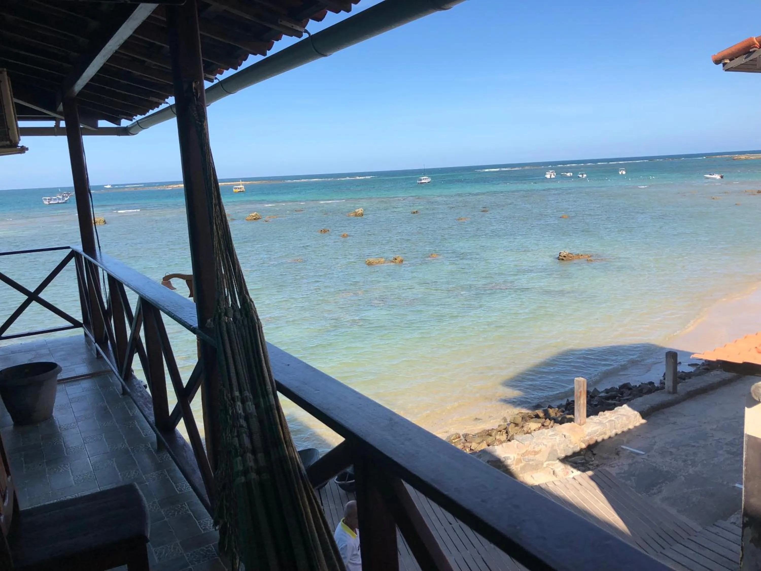 Balcony/Terrace in Pousada Tranquila