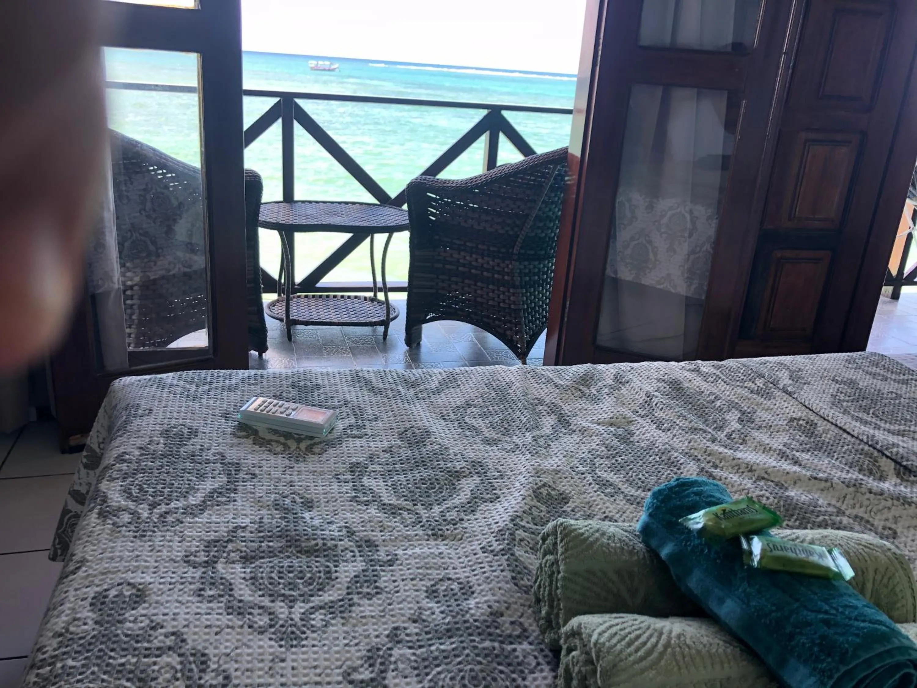 Bed in Pousada Tranquila