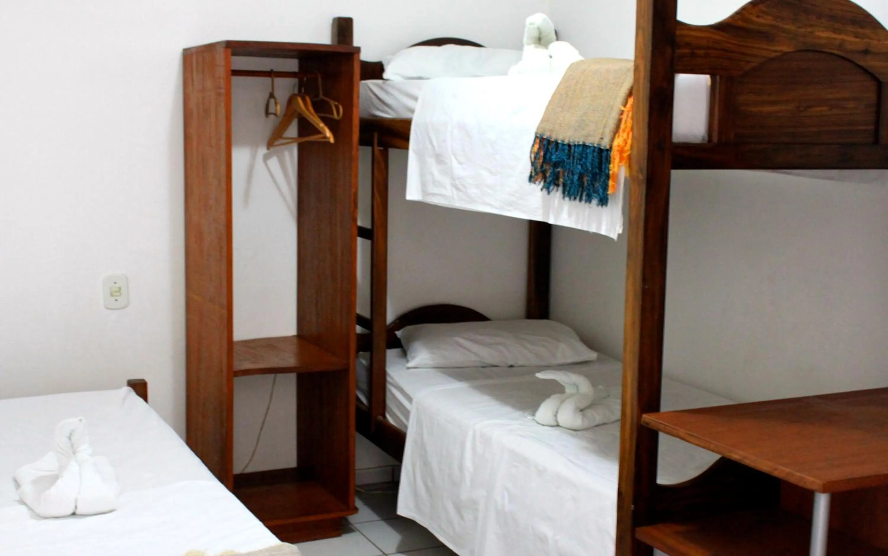 Bed in Pousada Tranquila