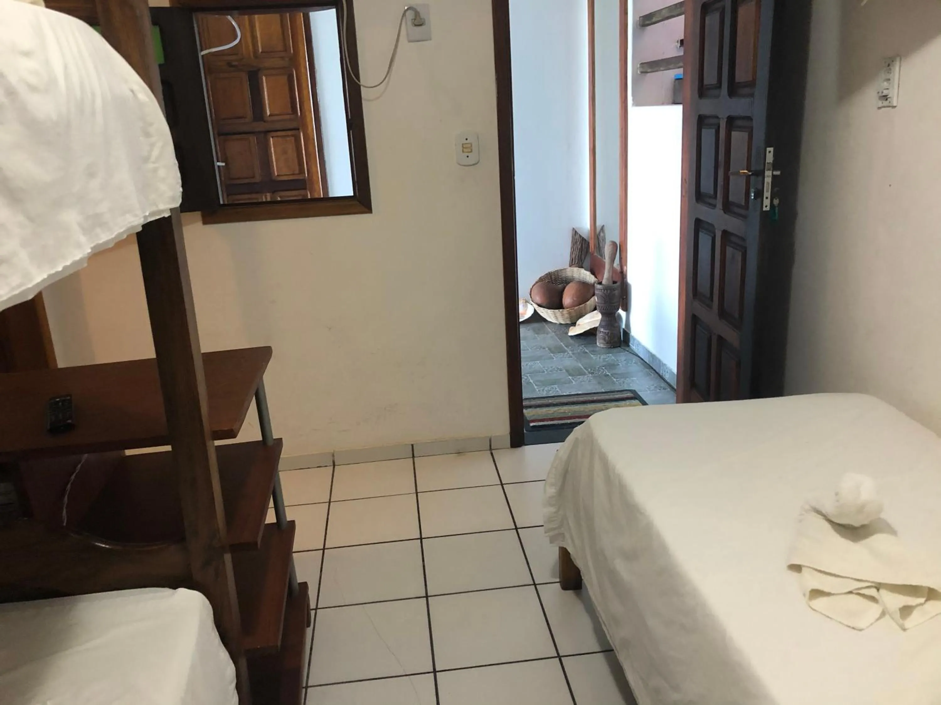 Bed in Pousada Tranquila