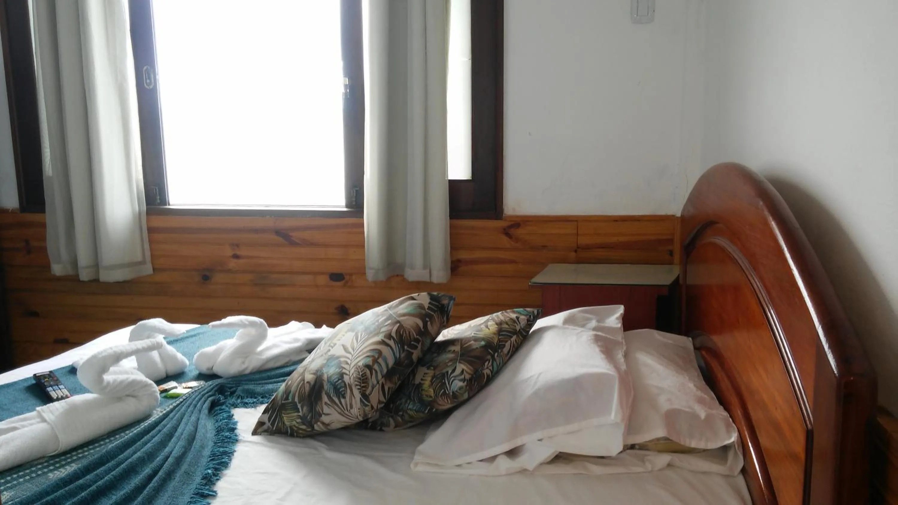 Bed in Pousada Tranquila
