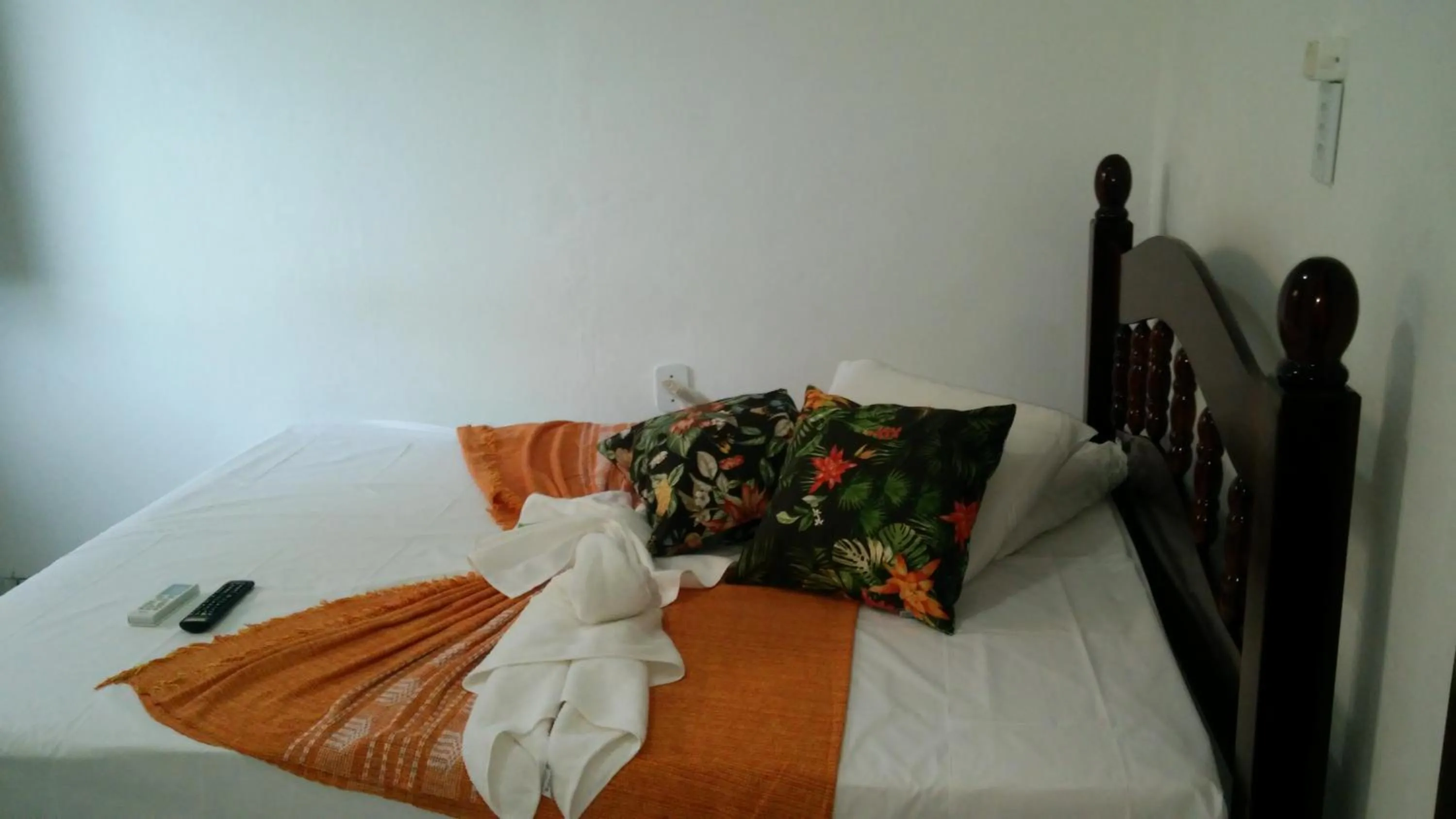 Bed in Pousada Tranquila