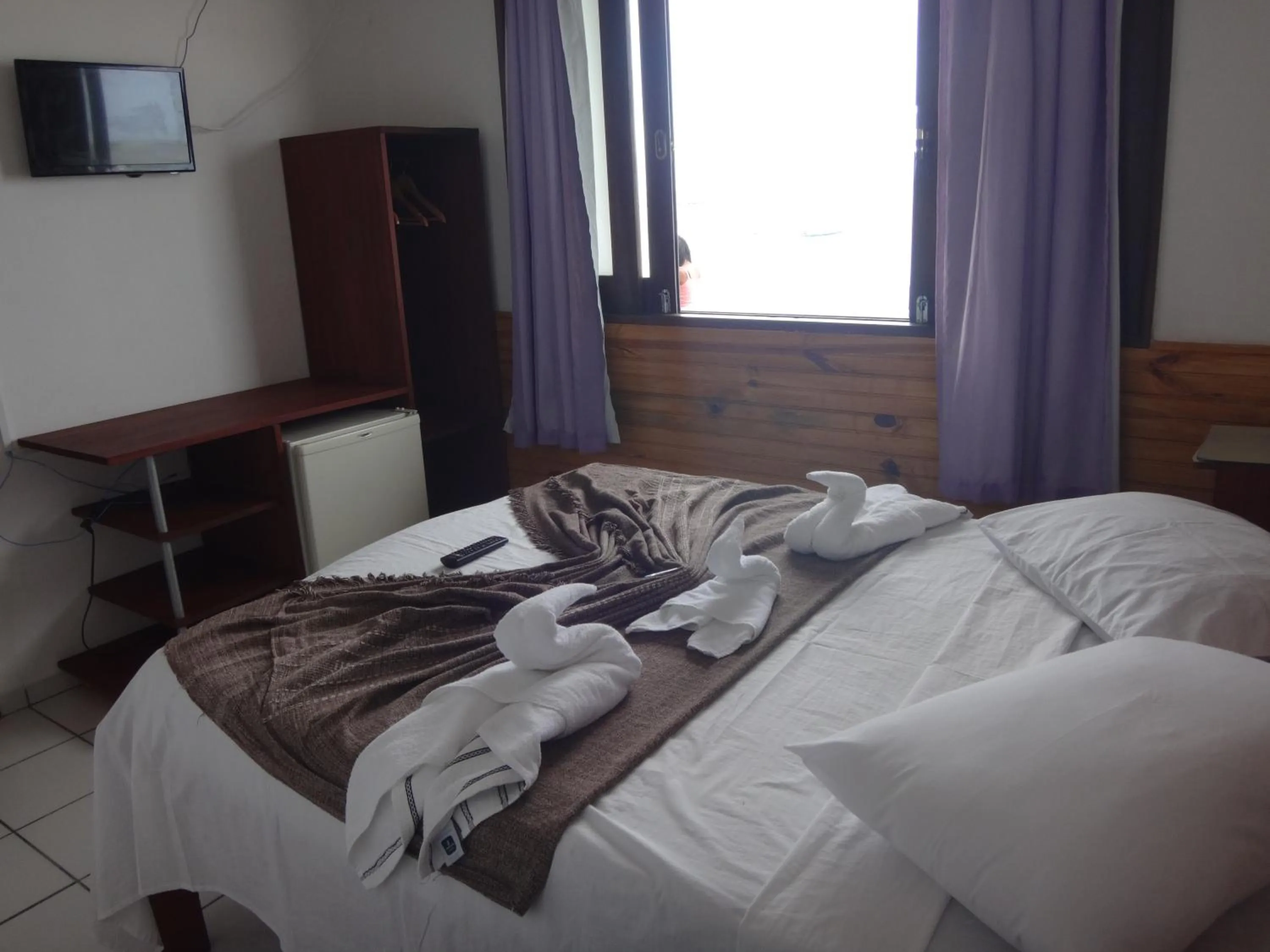 Bed in Pousada Tranquila