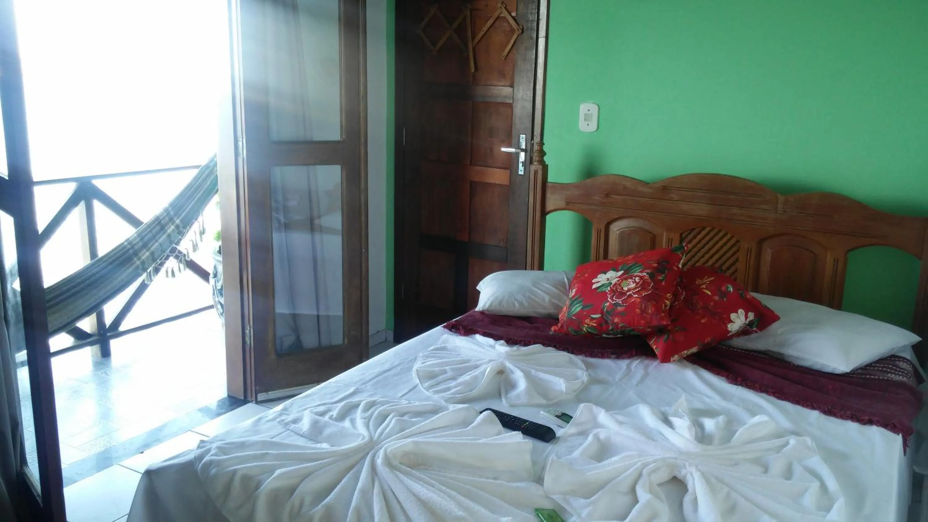 Bed in Pousada Tranquila