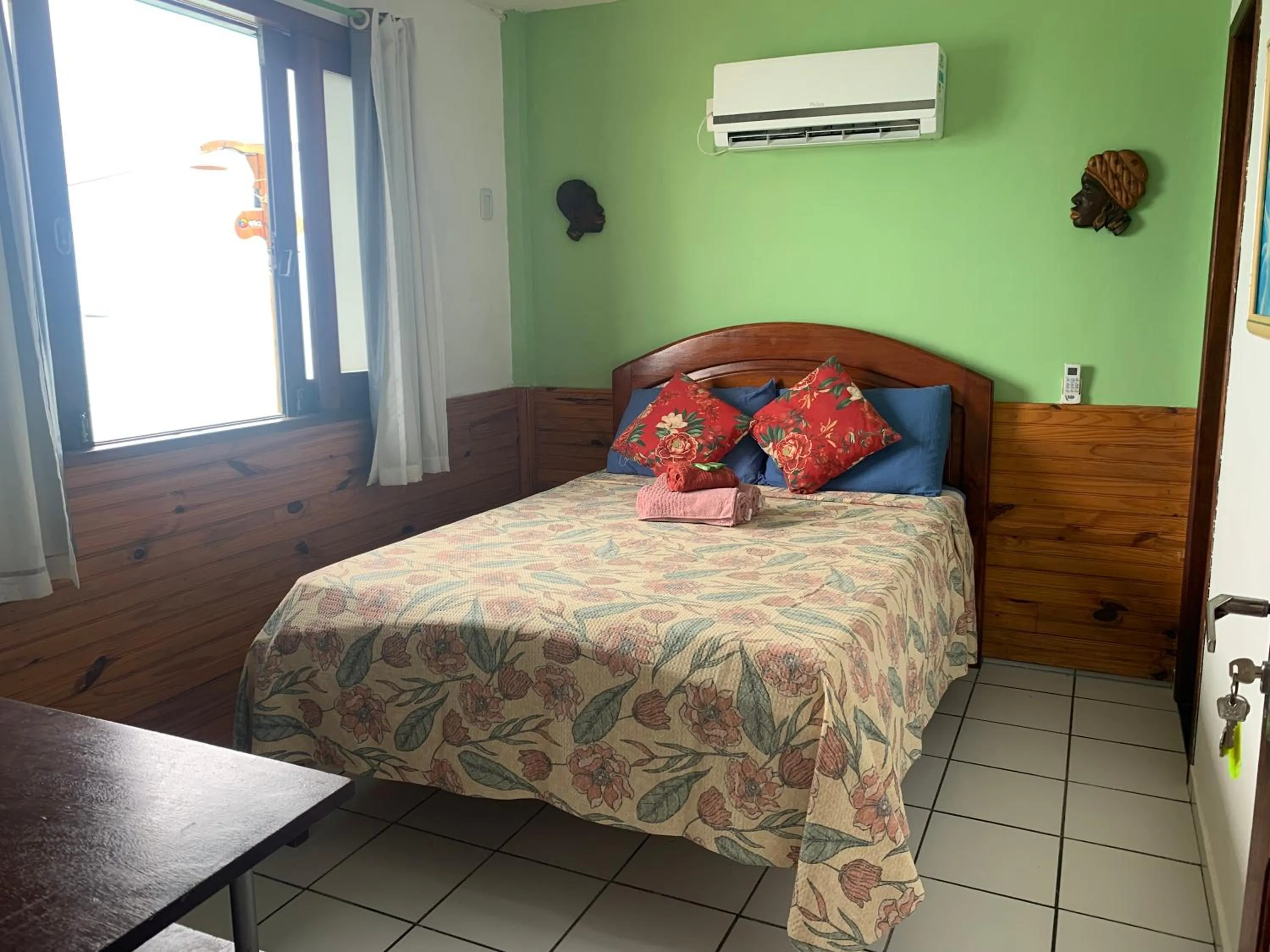 Bed in Pousada Tranquila