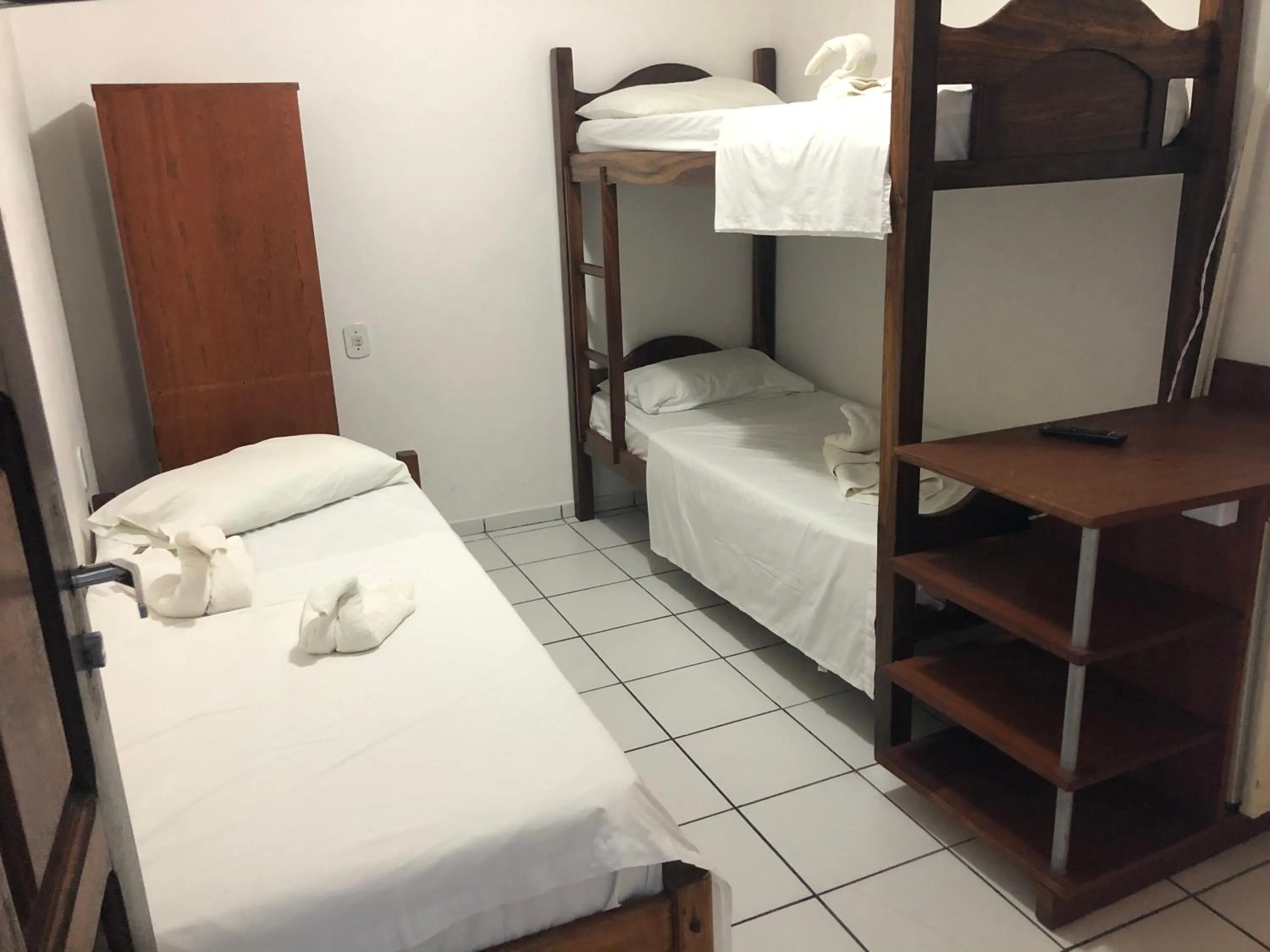 Bed in Pousada Tranquila