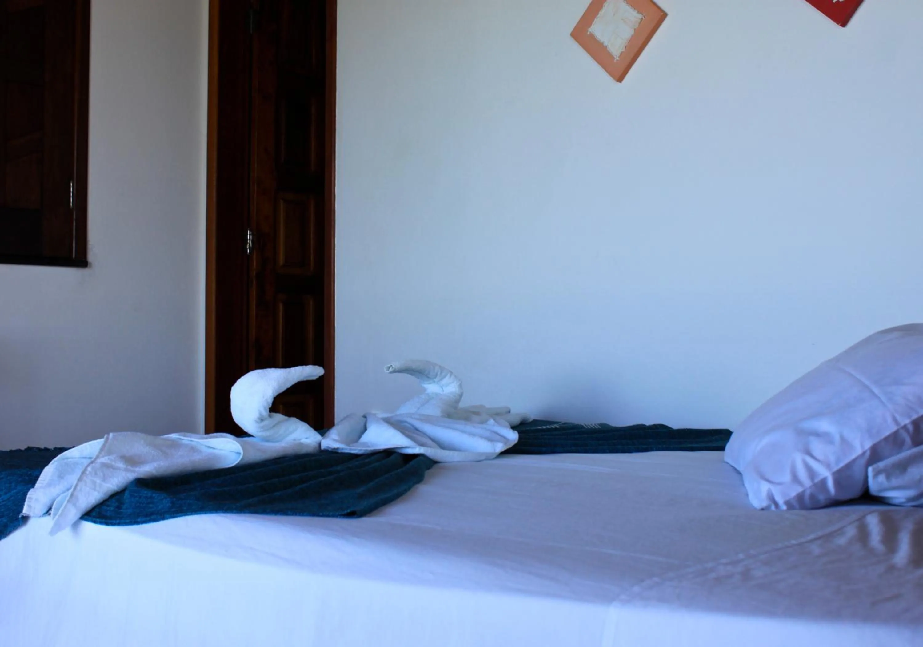 Bed in Pousada Tranquila