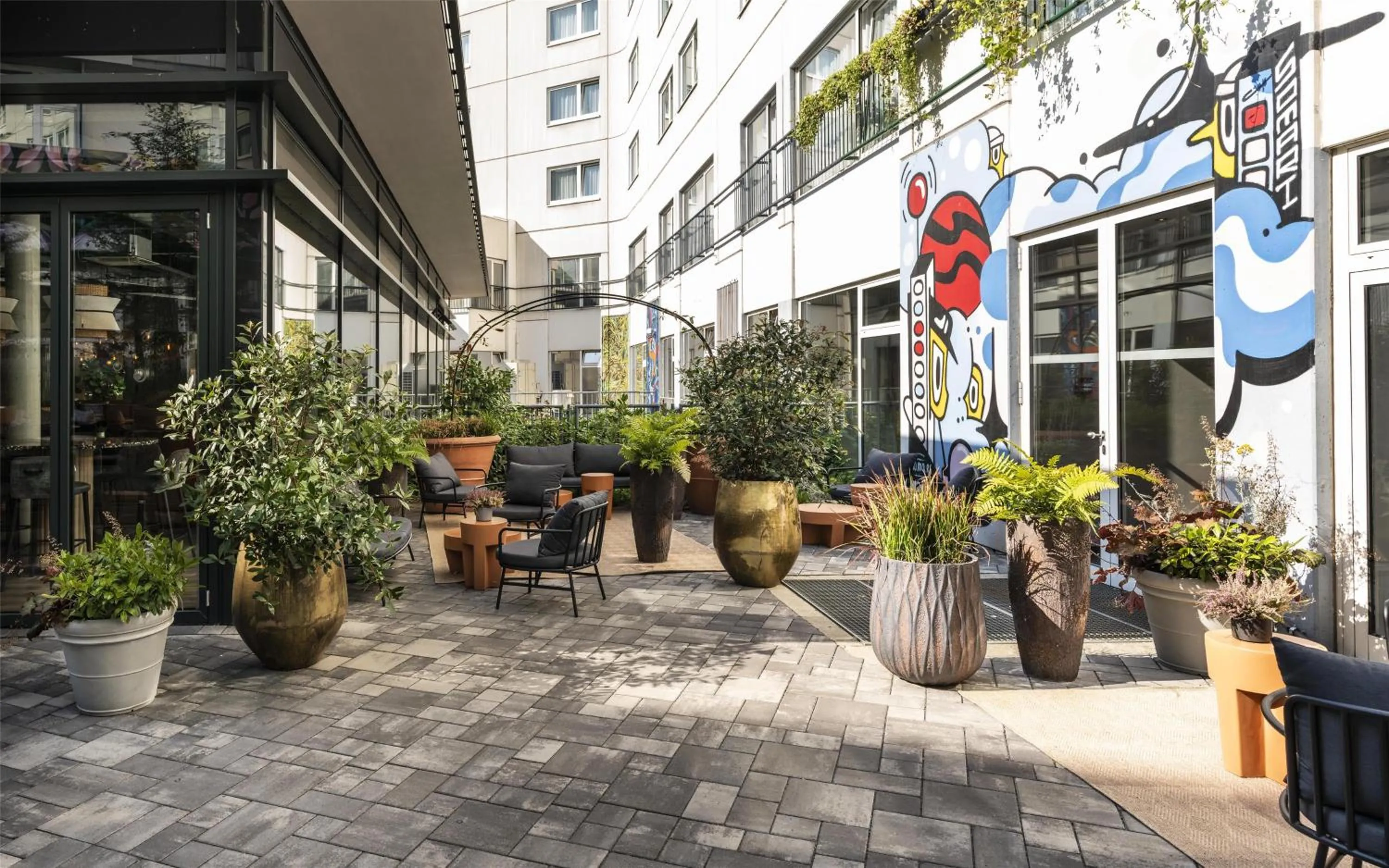 Patio in Hotel Berlin, Berlin, a member of Radisson Individuals