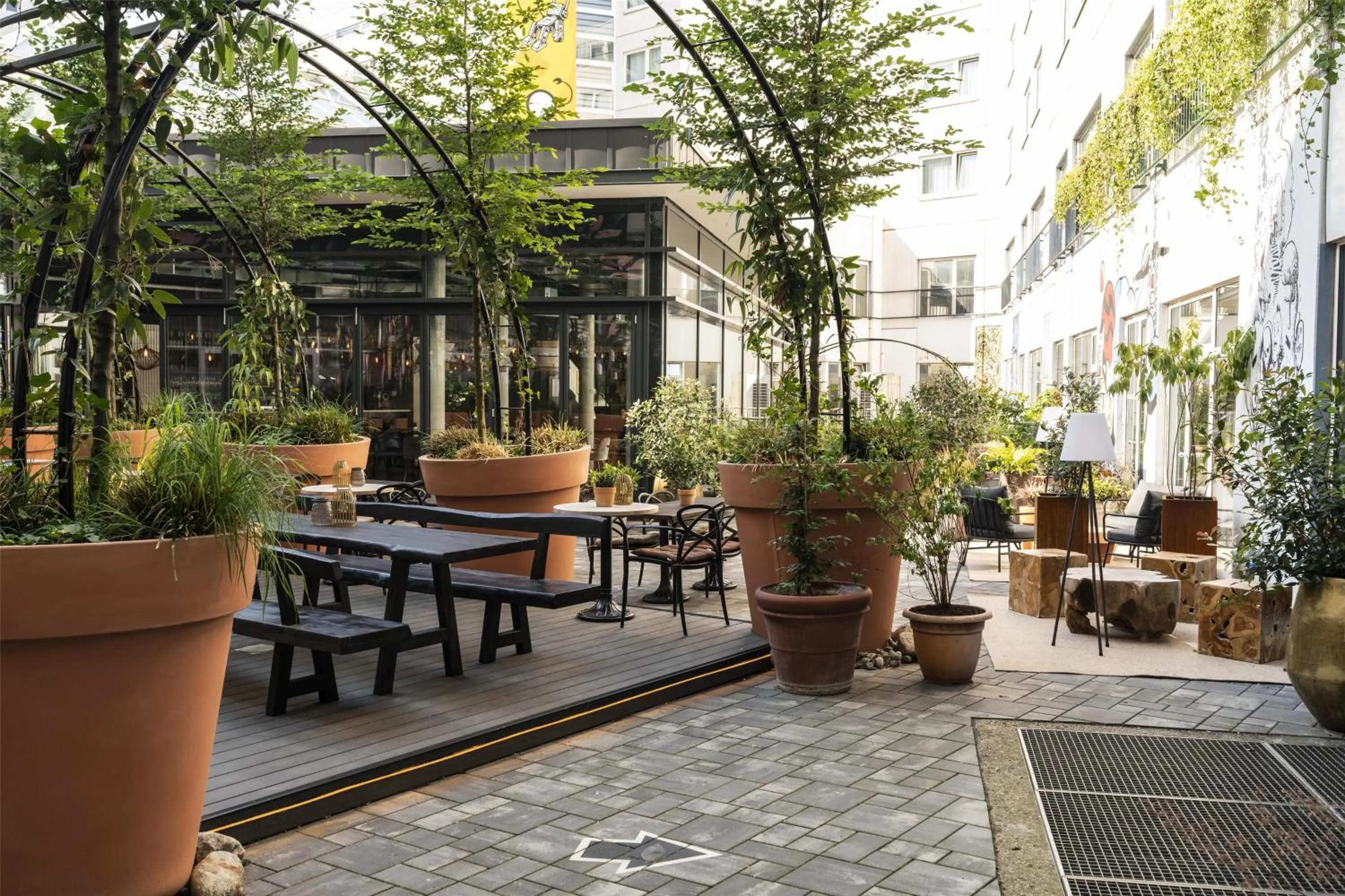 Patio in Hotel Berlin, Berlin, a member of Radisson Individuals