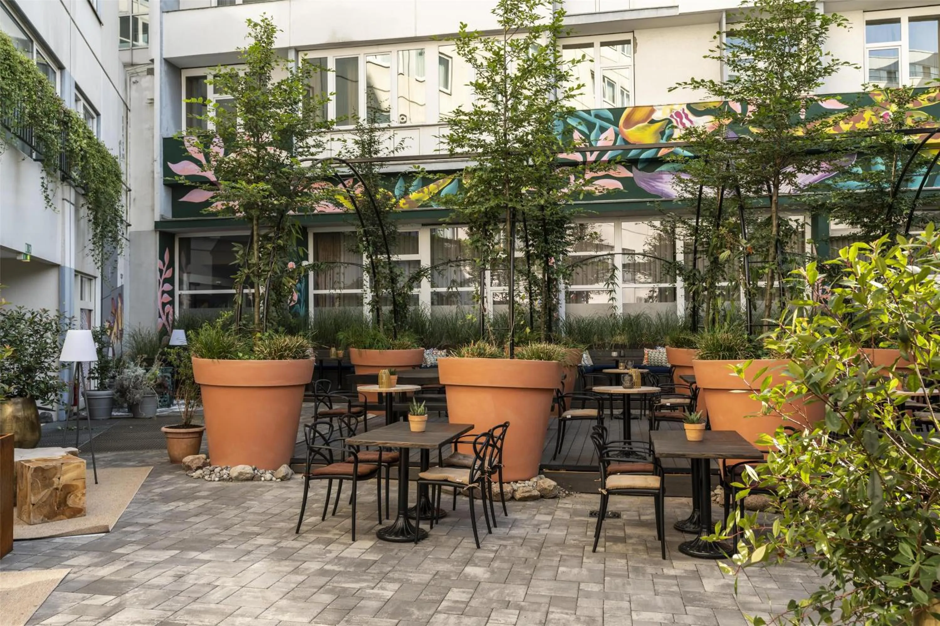 Patio in Hotel Berlin, Berlin, a member of Radisson Individuals