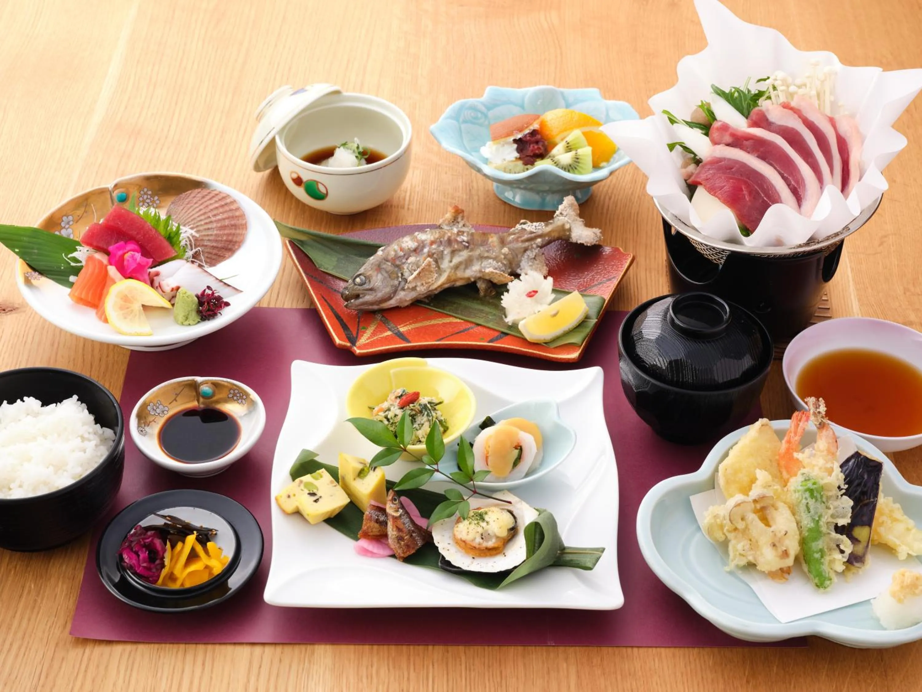 Dinner in フォレストかみきた Forest Kamikita