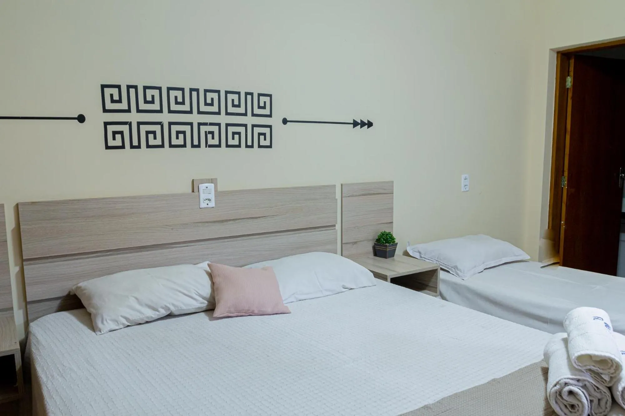 Bed in Pousada Bezerra