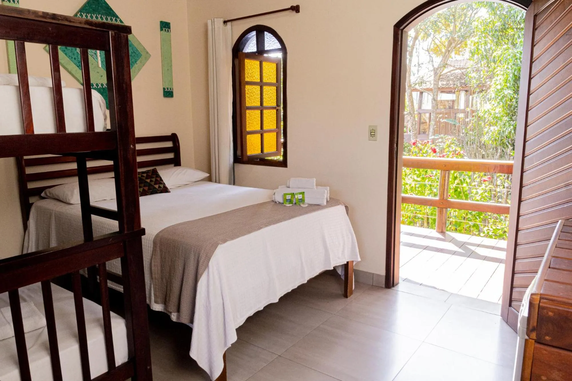 Bed in Pousada Bezerra