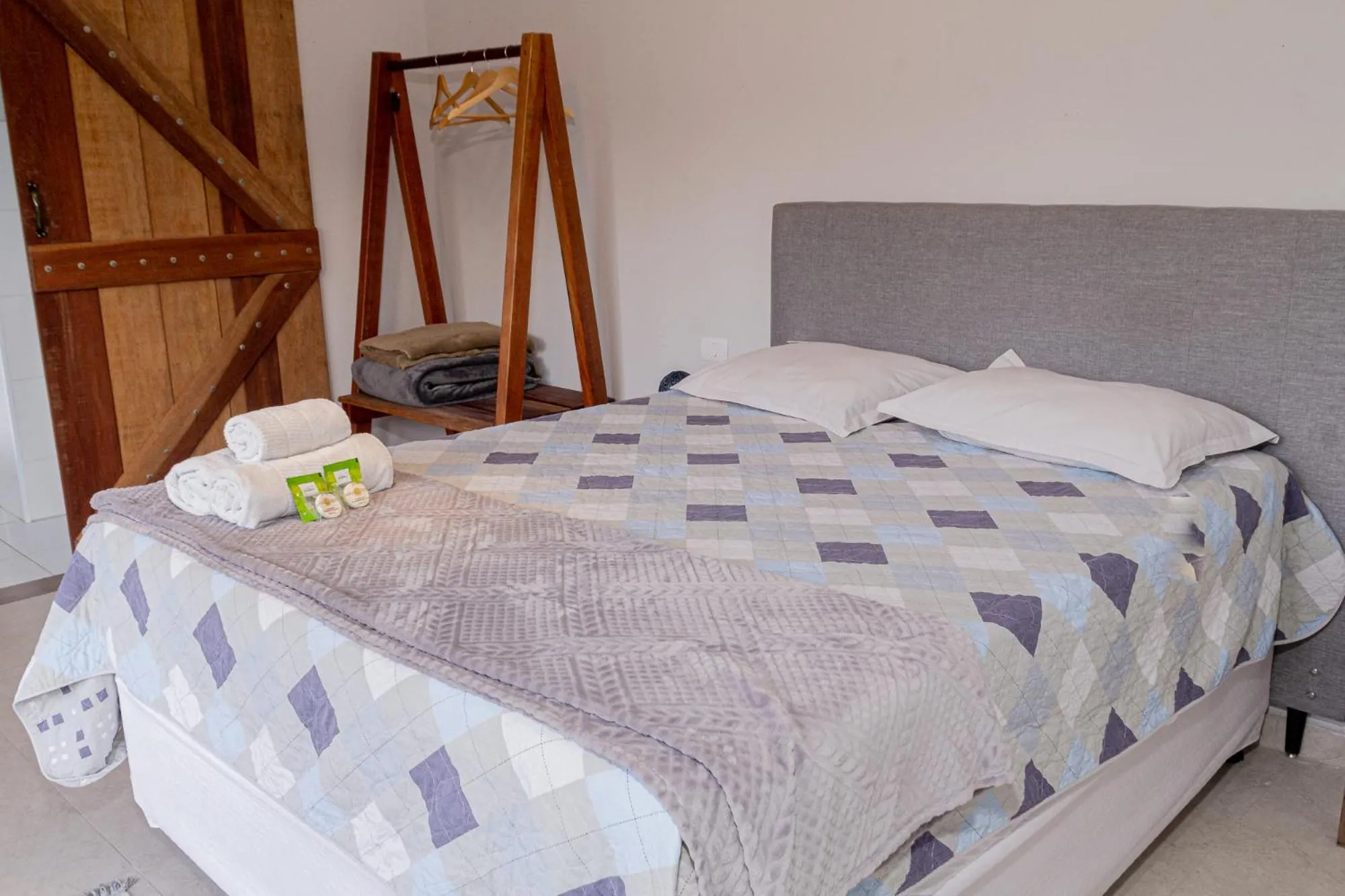 Bed in Pousada Bezerra