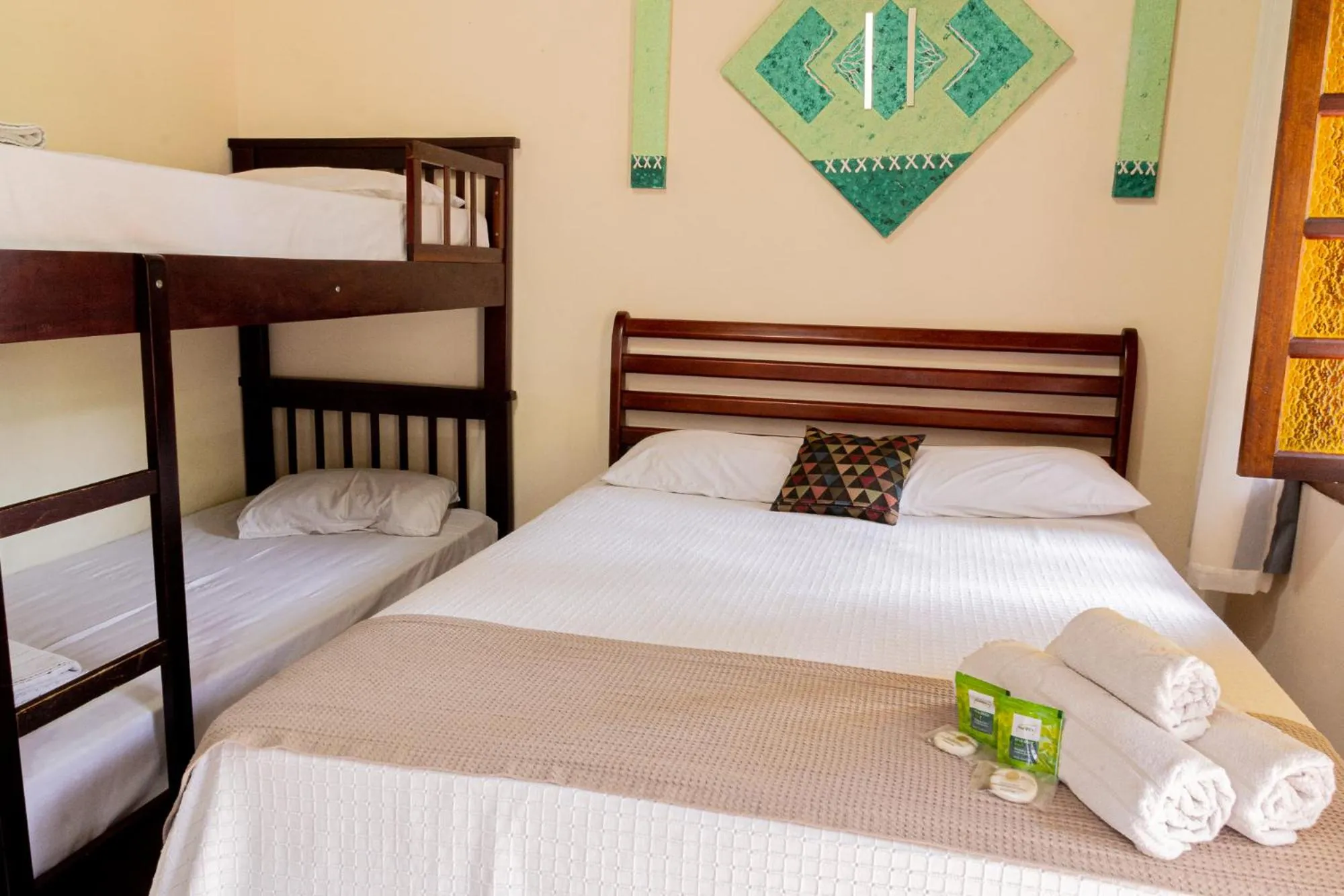 Bed in Pousada Bezerra