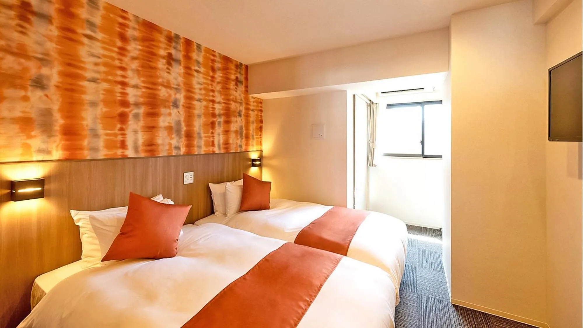 Seating area, Bed in Stay SAKURA Tokyo Asakusa Edo no Mai