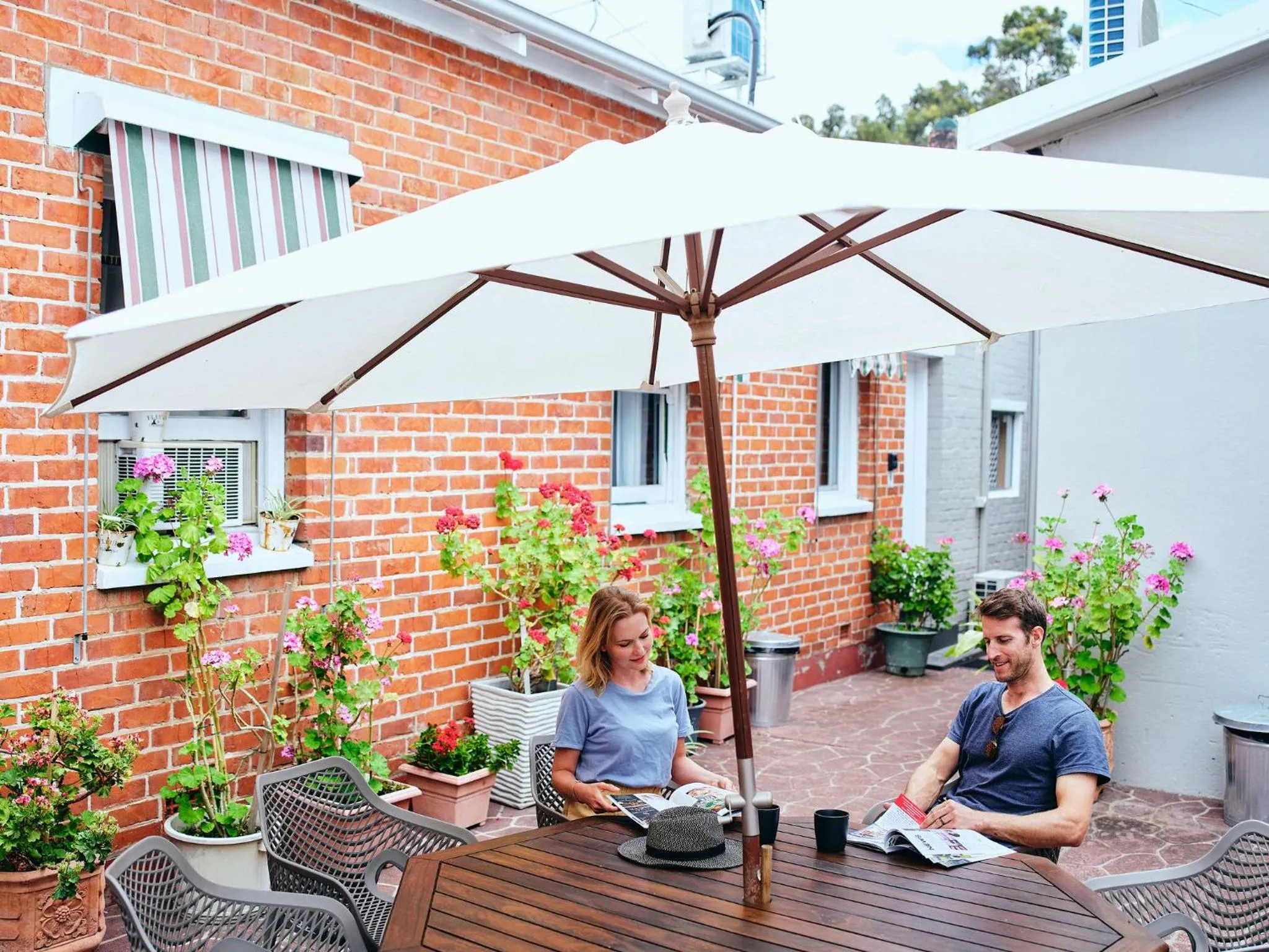 Patio in Black Diamond Lodge