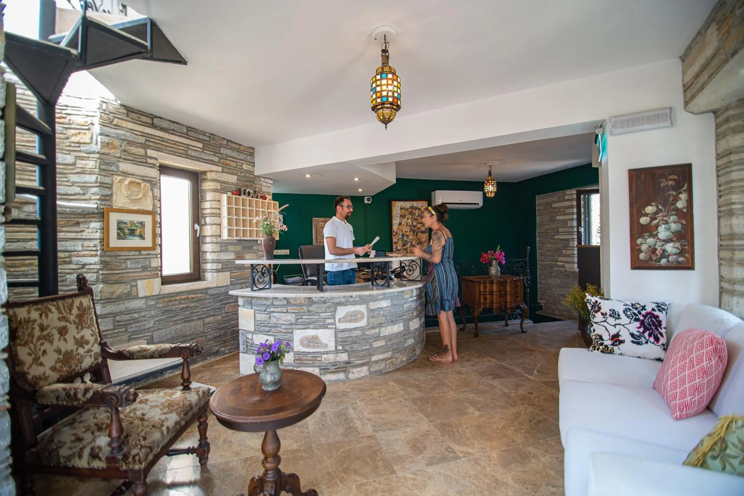 Lobby or reception in Turay Hotel