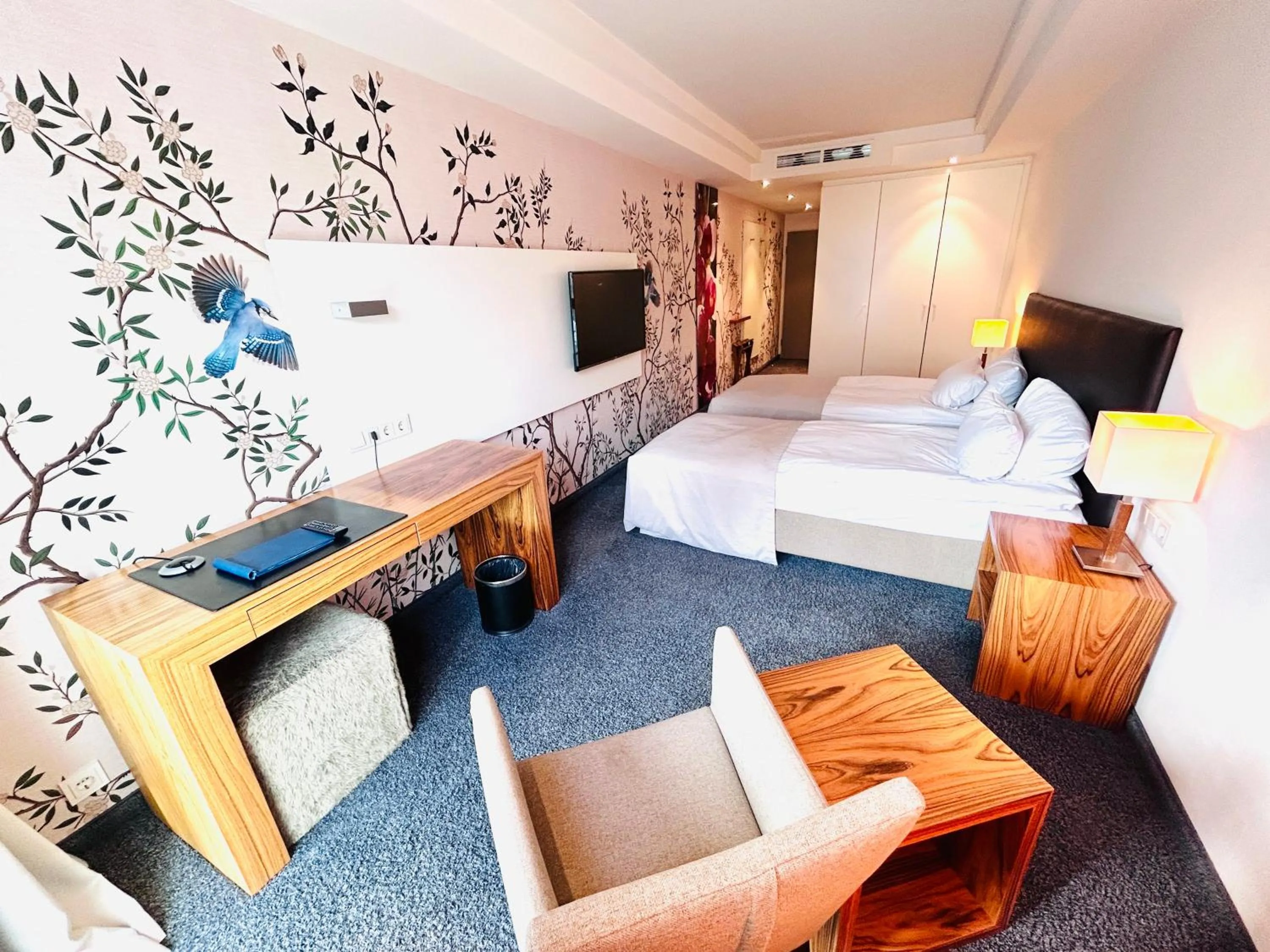 Bedroom, Bed in Hotel Erzgiesserei Europe