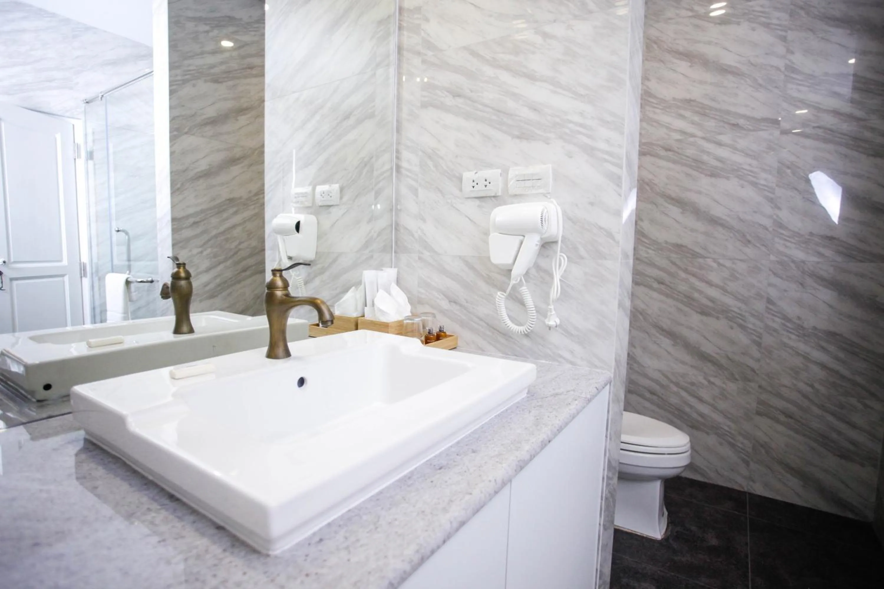 Bathroom in VARIMANTRA HOTEL