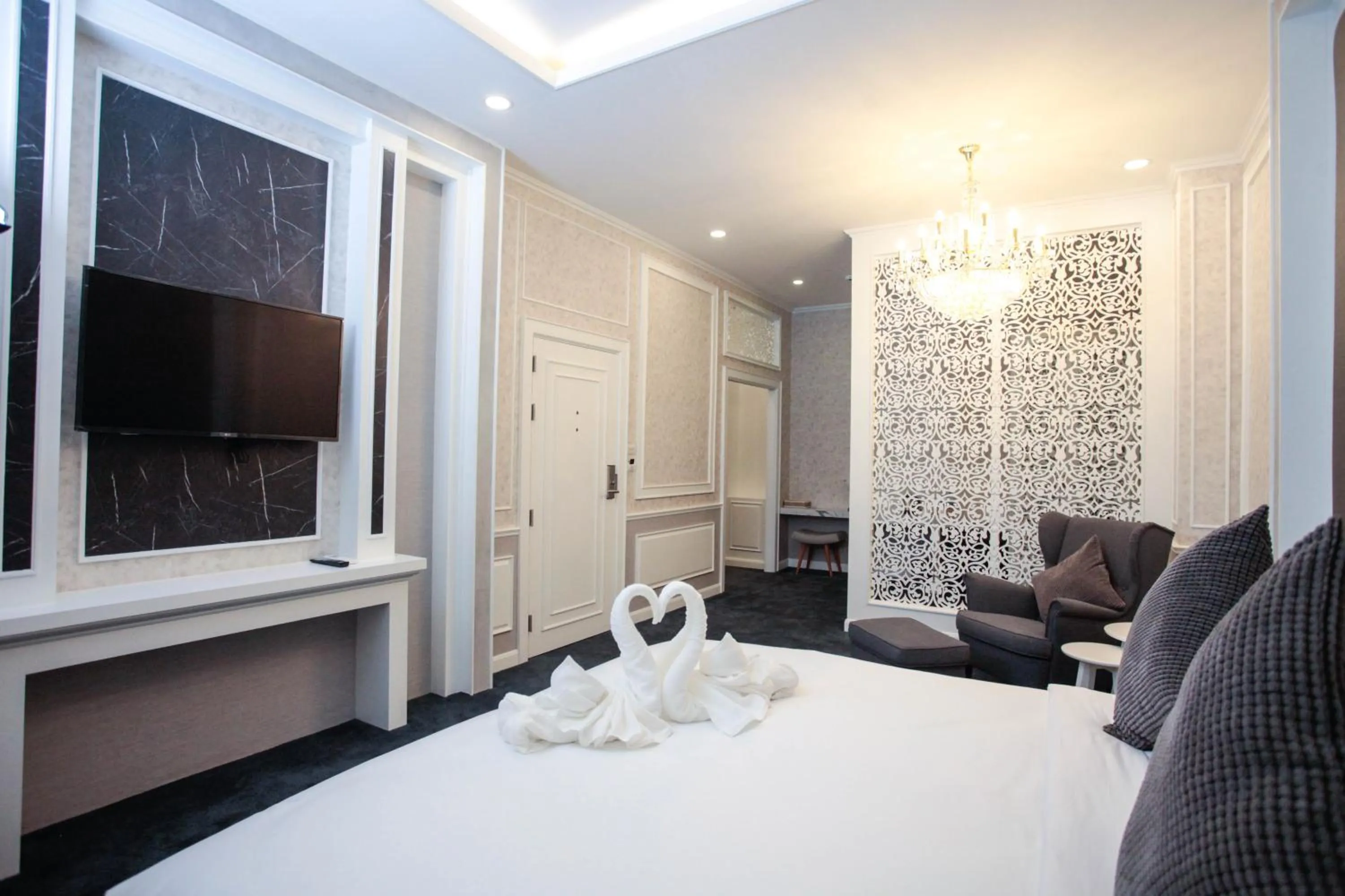 Photo of the whole room, Bed in VARIMANTRA HOTEL