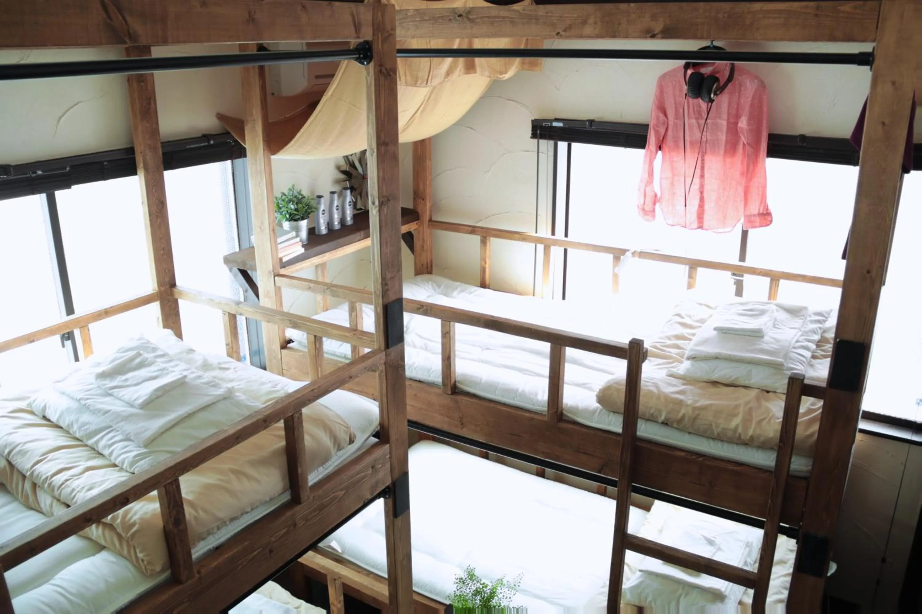 Photo of the whole room, Bed in Sendai Guest House UMEBACHI