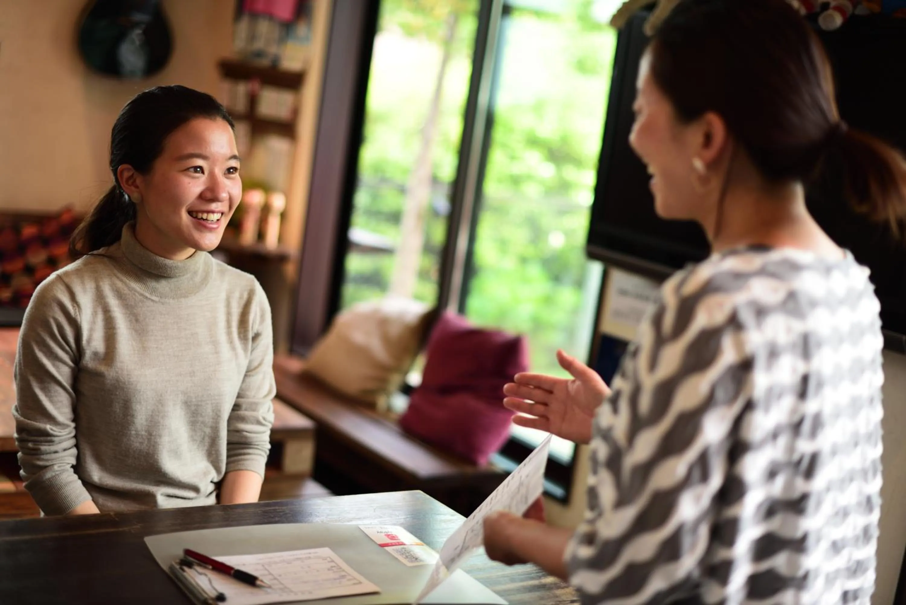 Lobby or reception in Sendai Guest House UMEBACHI