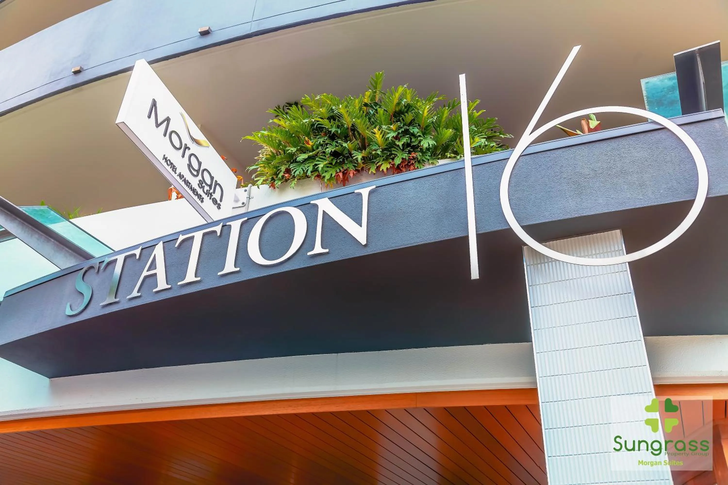 Property logo or sign in Morgan Suites