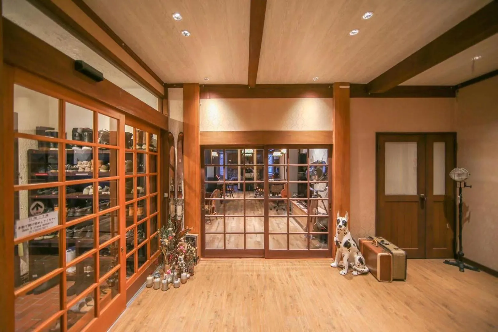 Lobby or reception in Apricot Pension