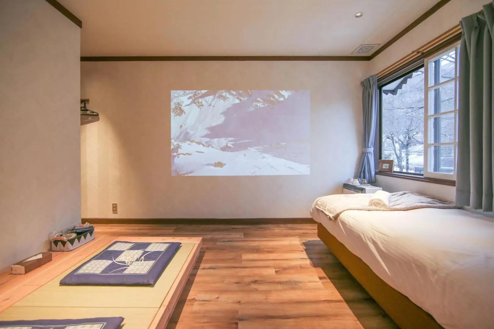 Bed in Apricot Pension