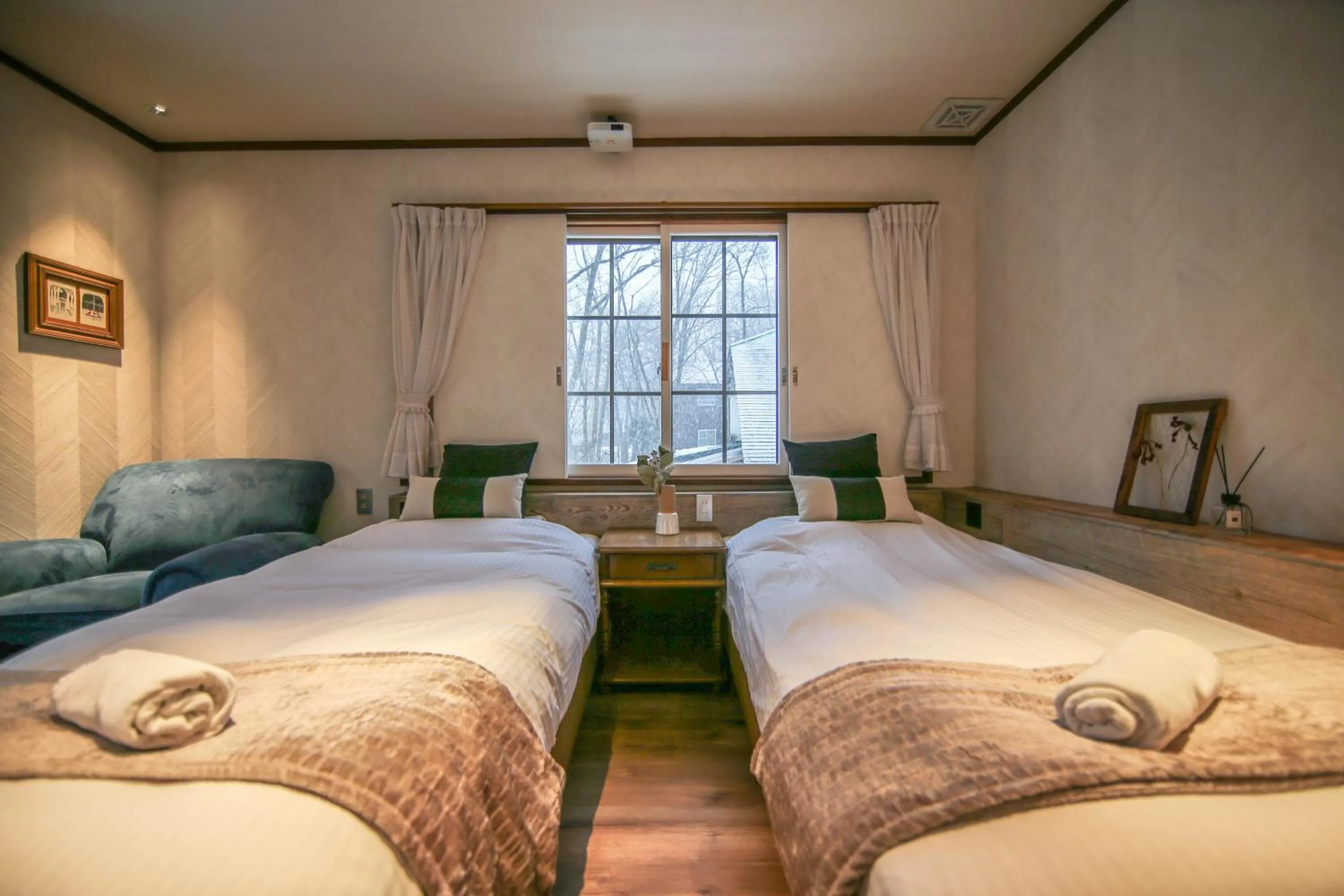 Bed in Apricot Pension