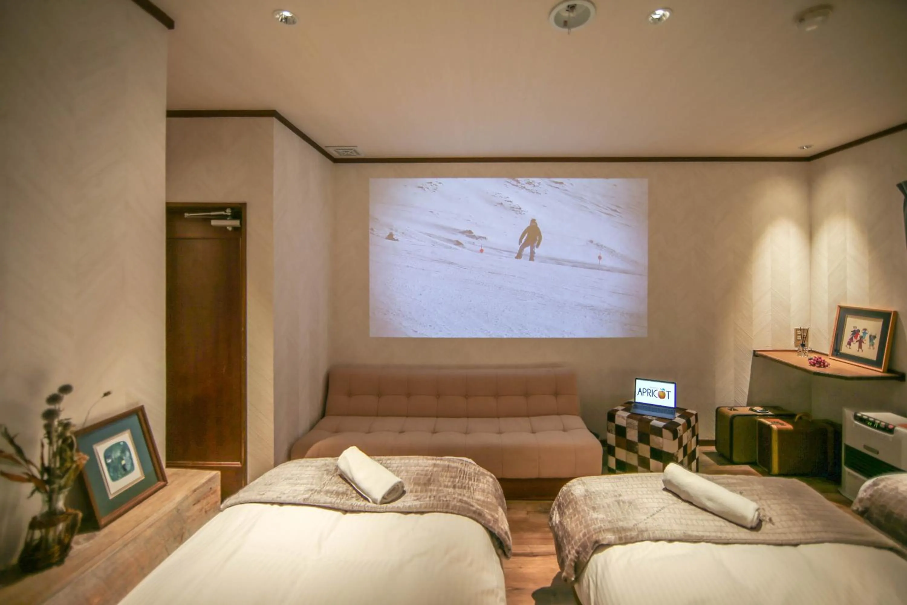 Bed in Apricot Pension