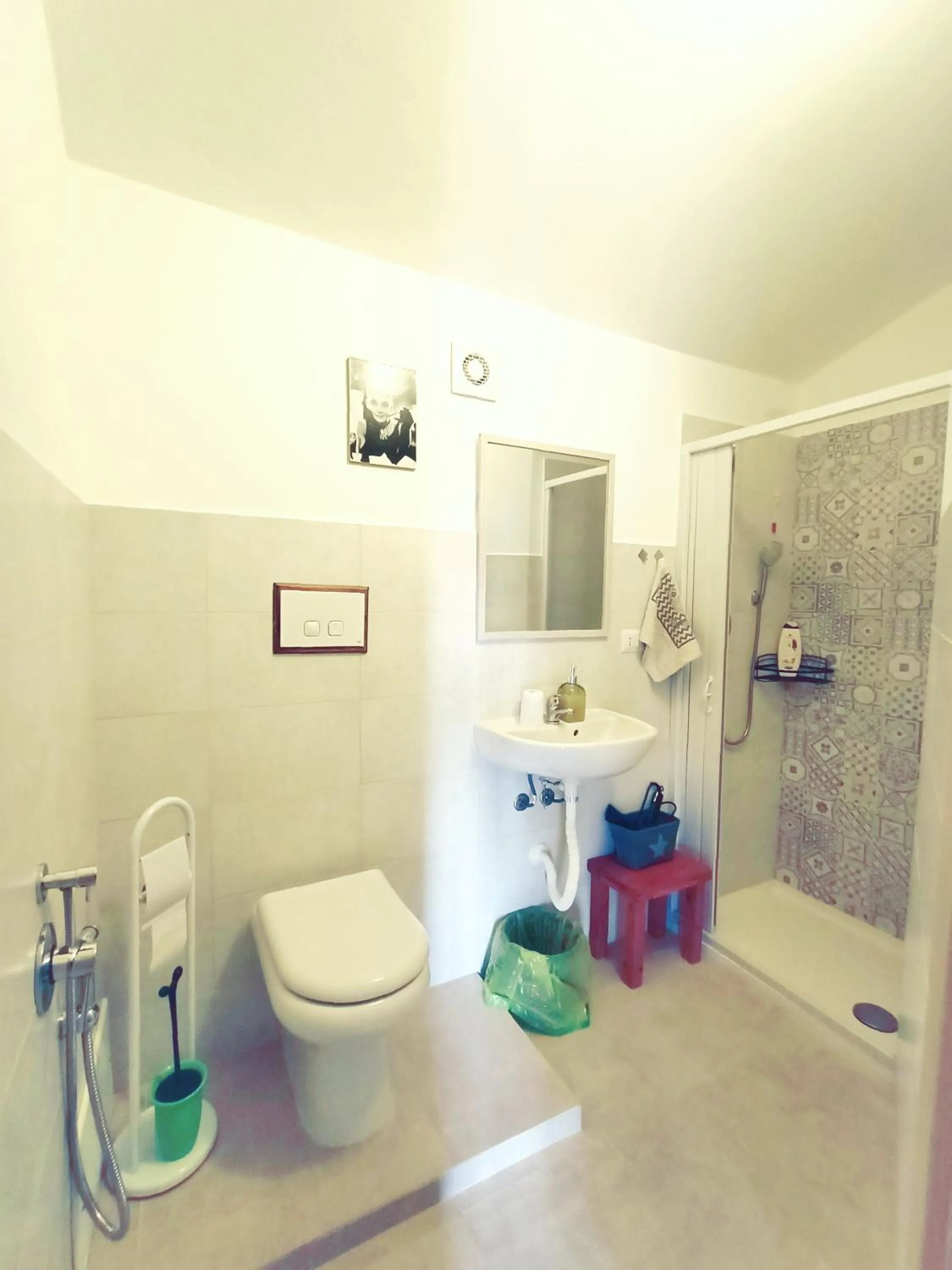Bathroom in La casa sul tetto, Room's & Glamping