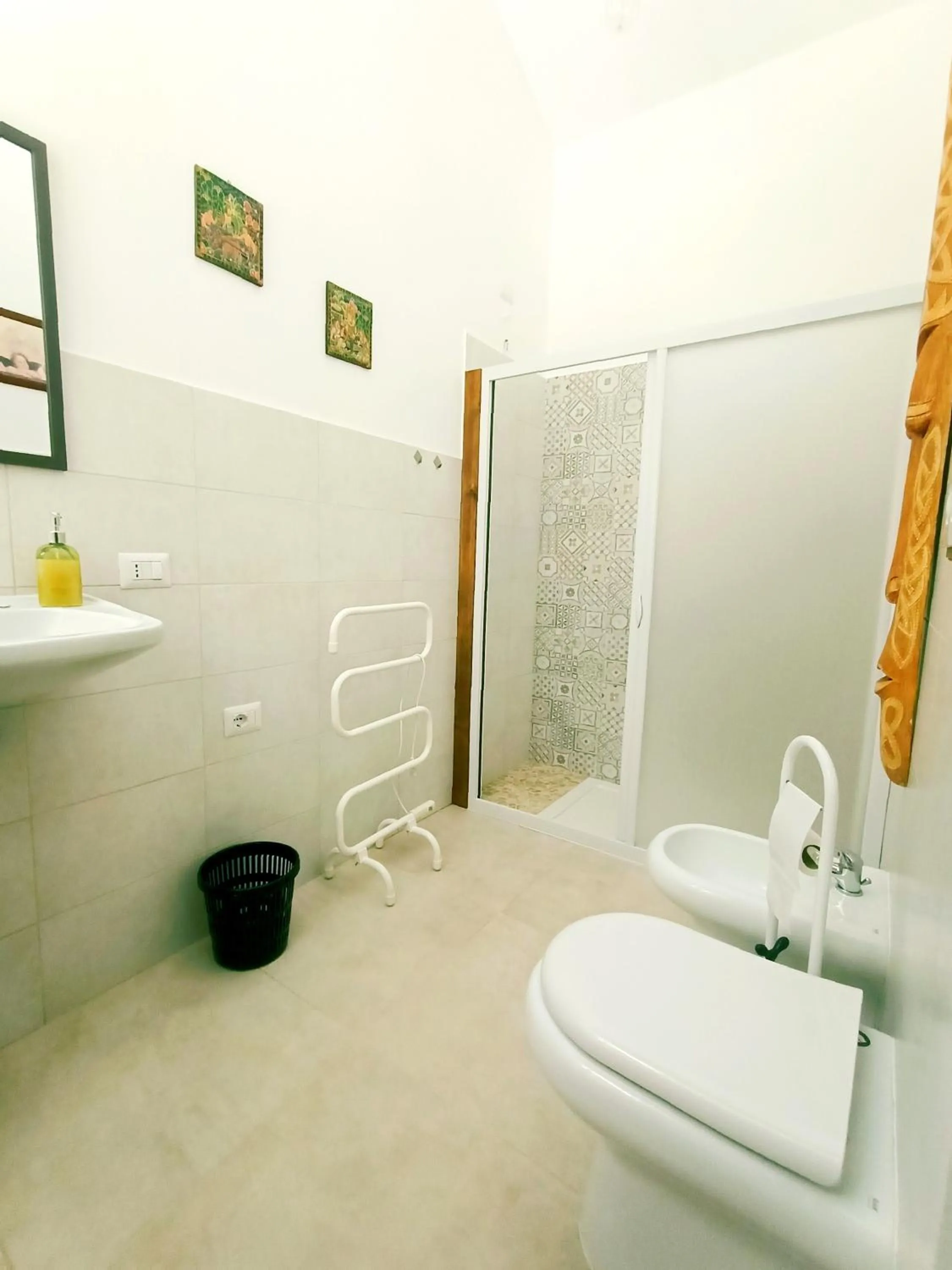 Bathroom in La casa sul tetto, Room's & Glamping