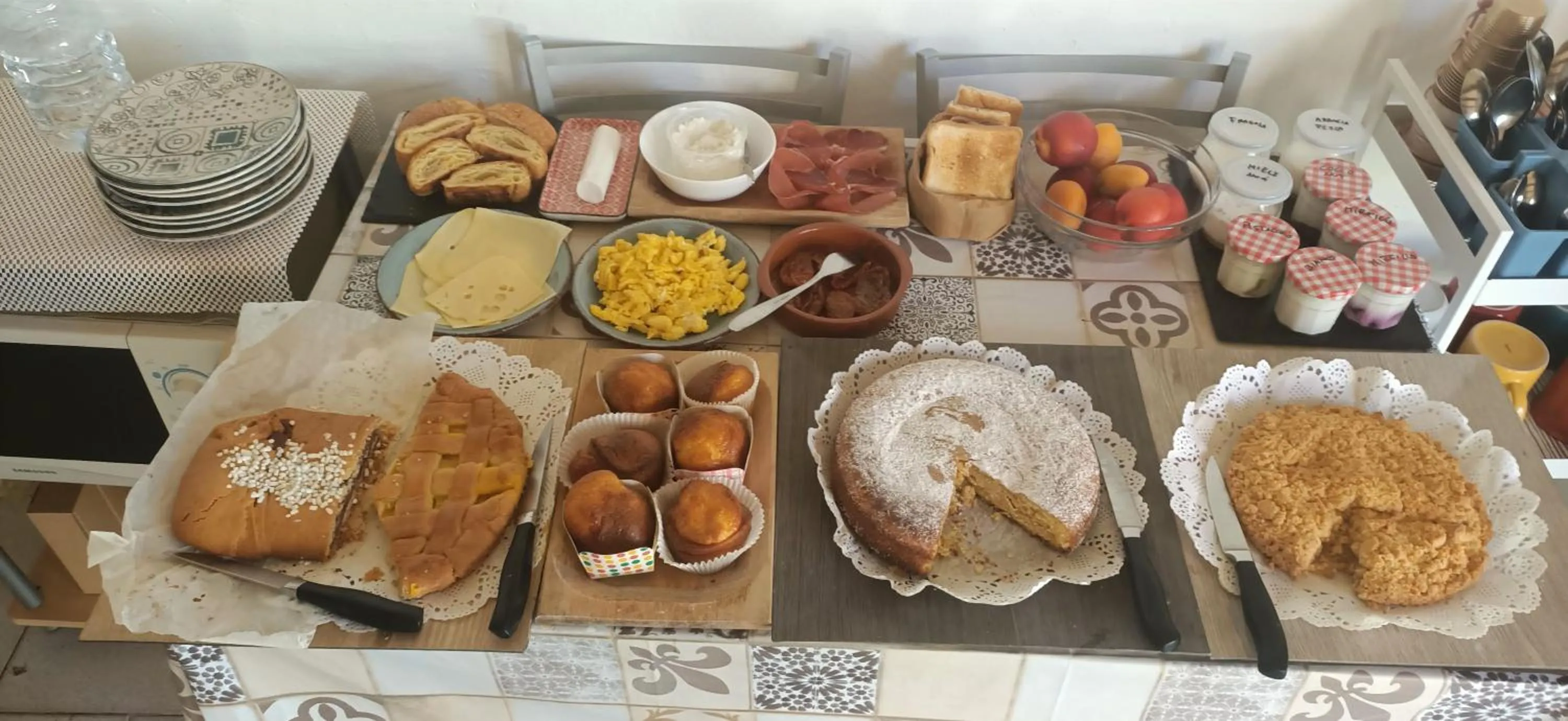 Breakfast in La casa sul tetto, Room's & Glamping