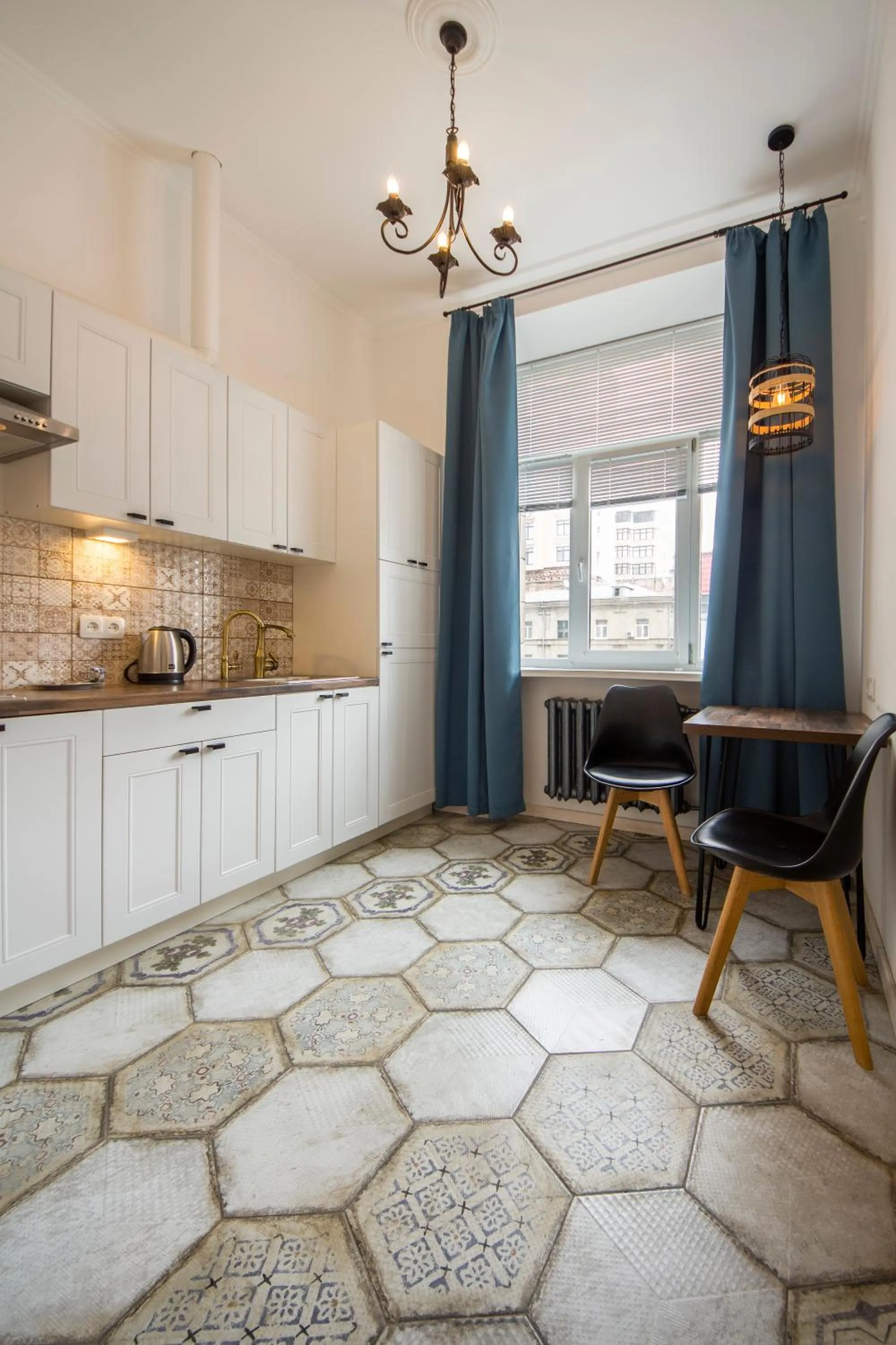 Kitchen or kitchenette in Scandinavian Apartments