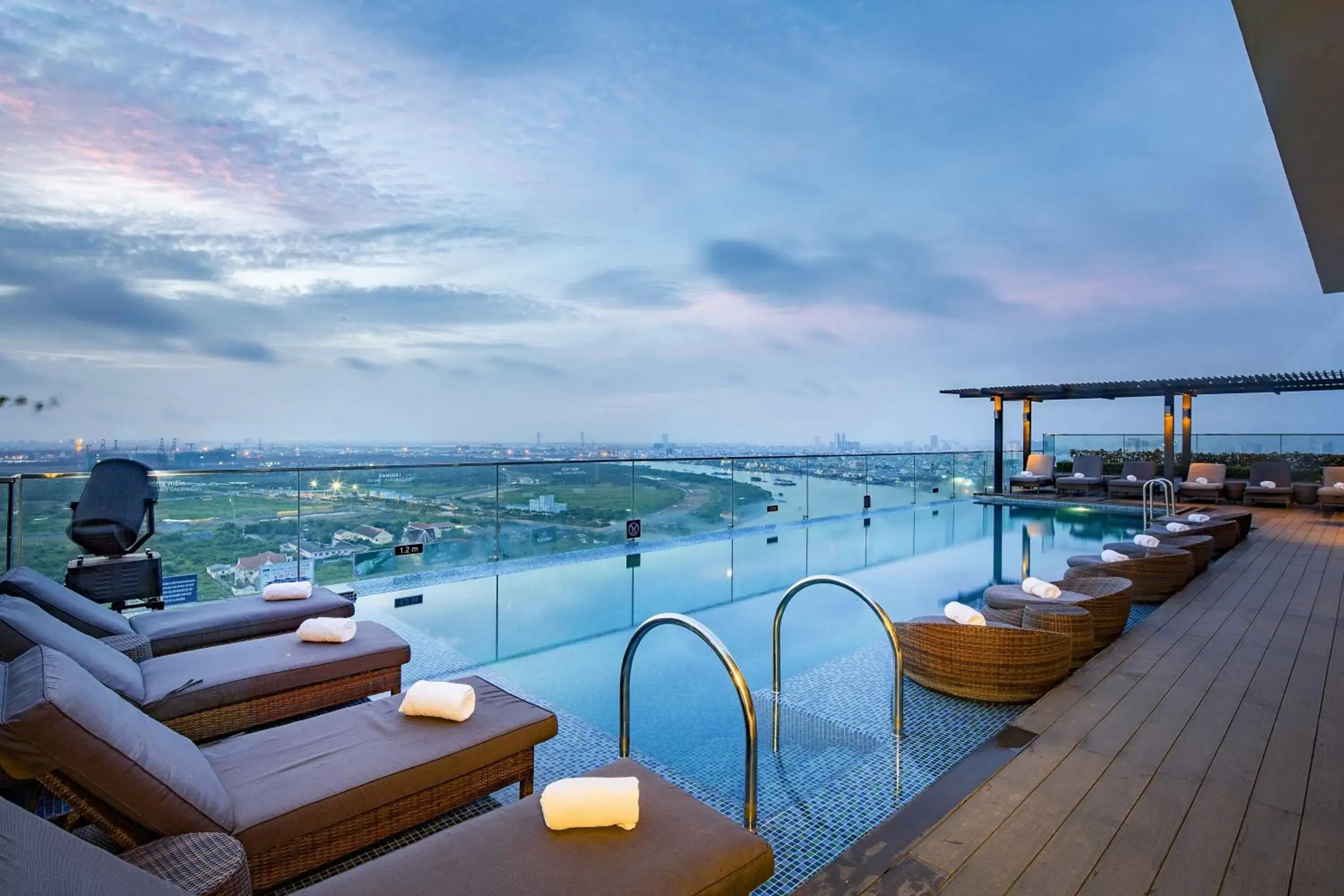 Swimming pool in Liberty Central Saigon Riverside Hotel Swimming pool in Liberty Central Saigon Riverside Hotel