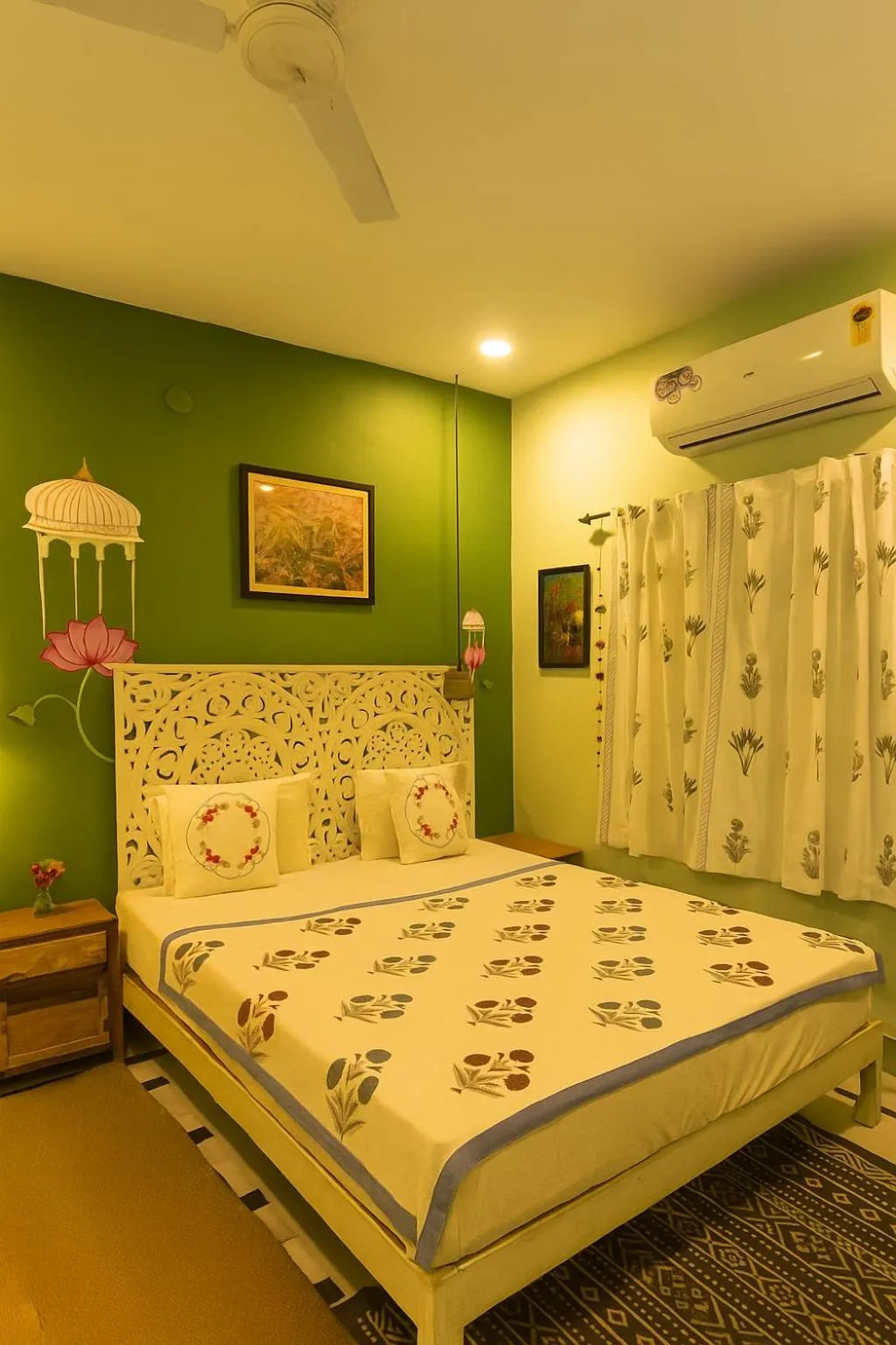 Bedroom in Bhim Kothi