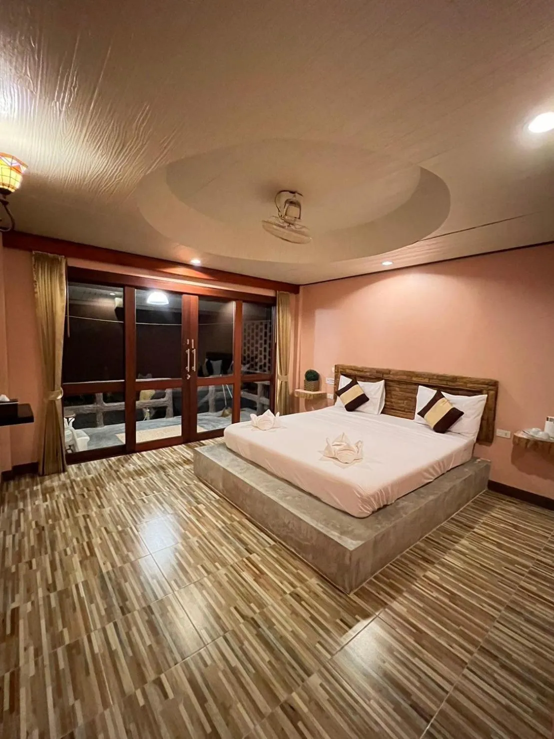 Bed in Haad Khuad Resort