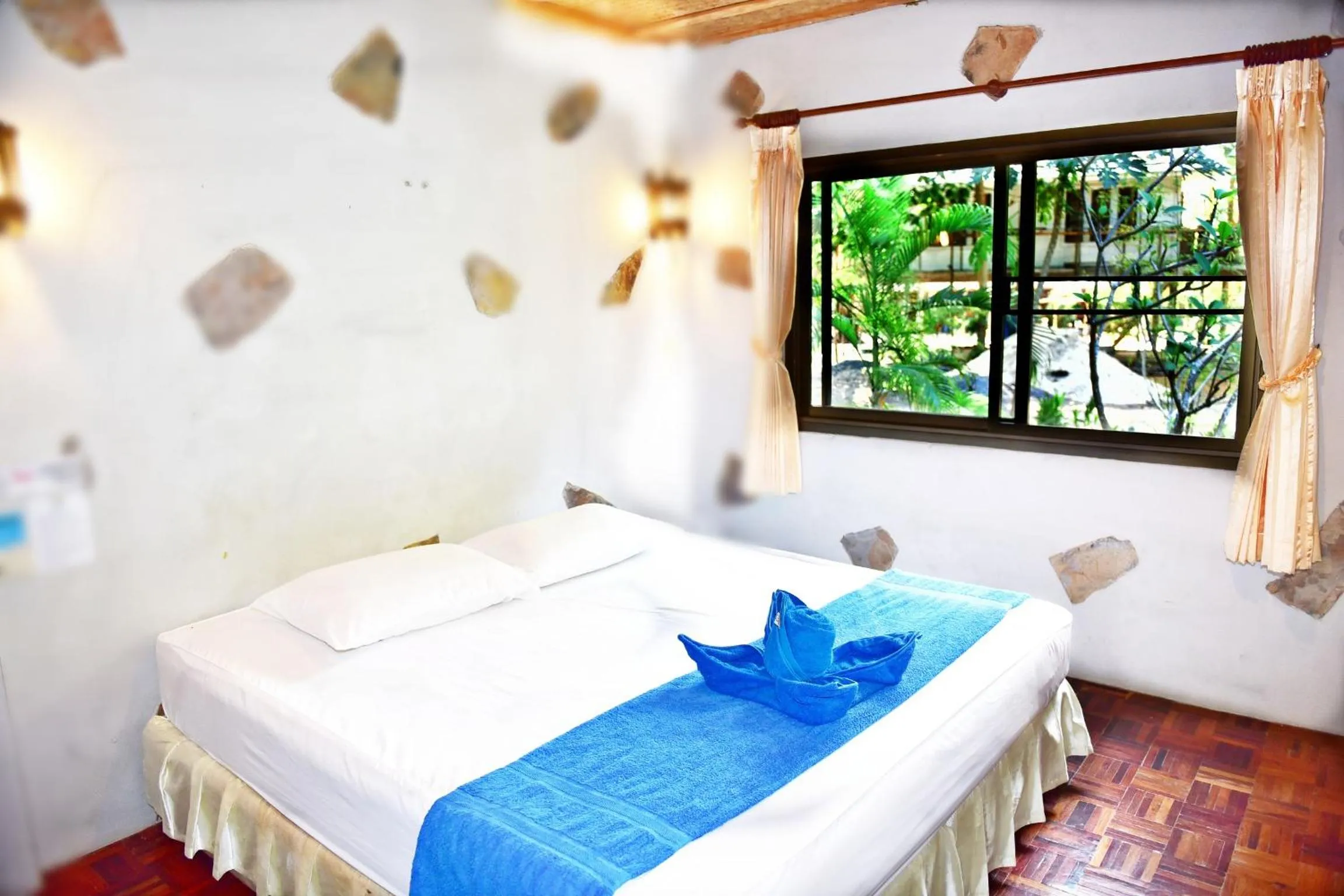 Bed in Haad Khuad Resort