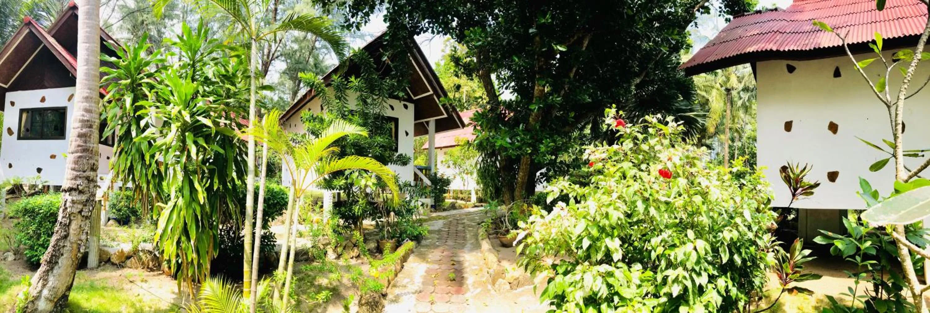 Garden view in Haad Khuad Resort