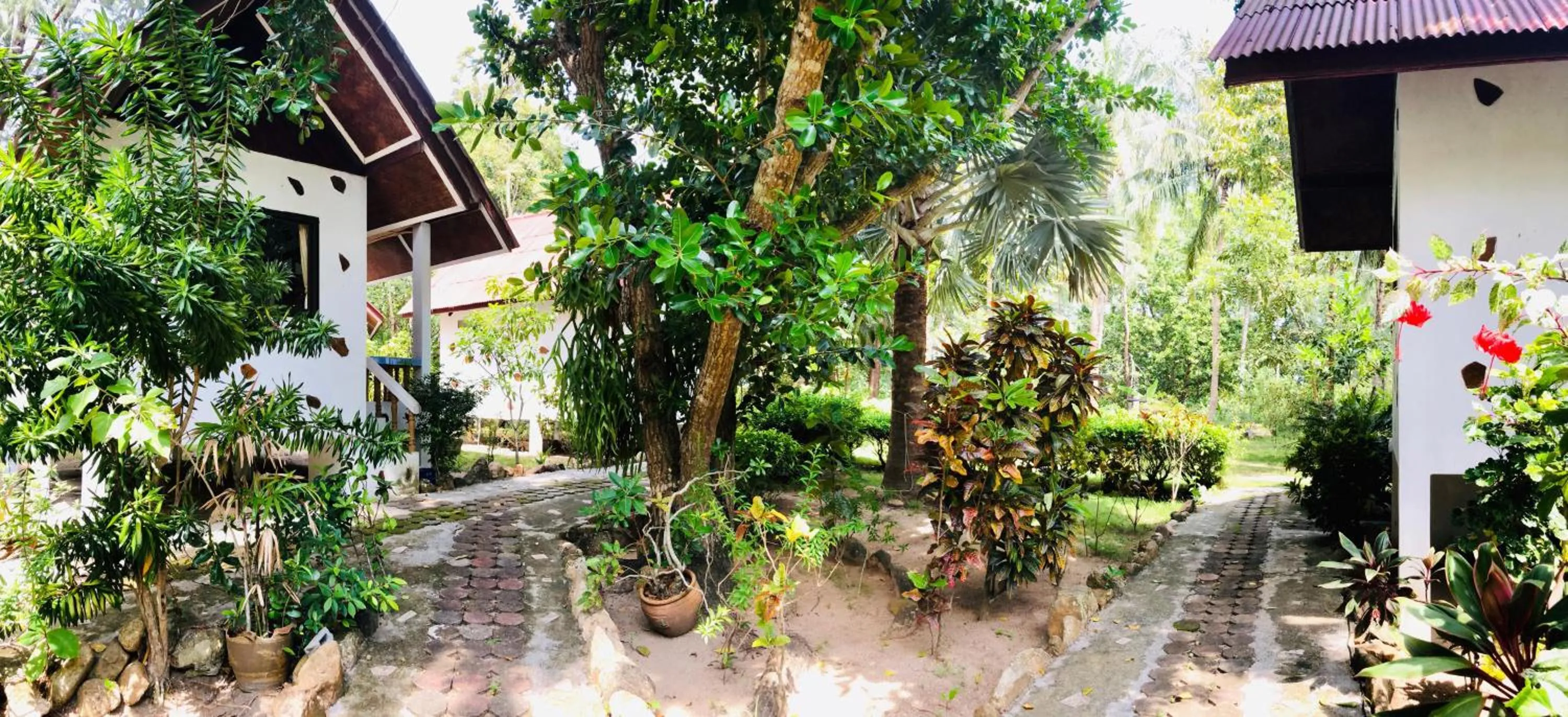 Garden view in Haad Khuad Resort