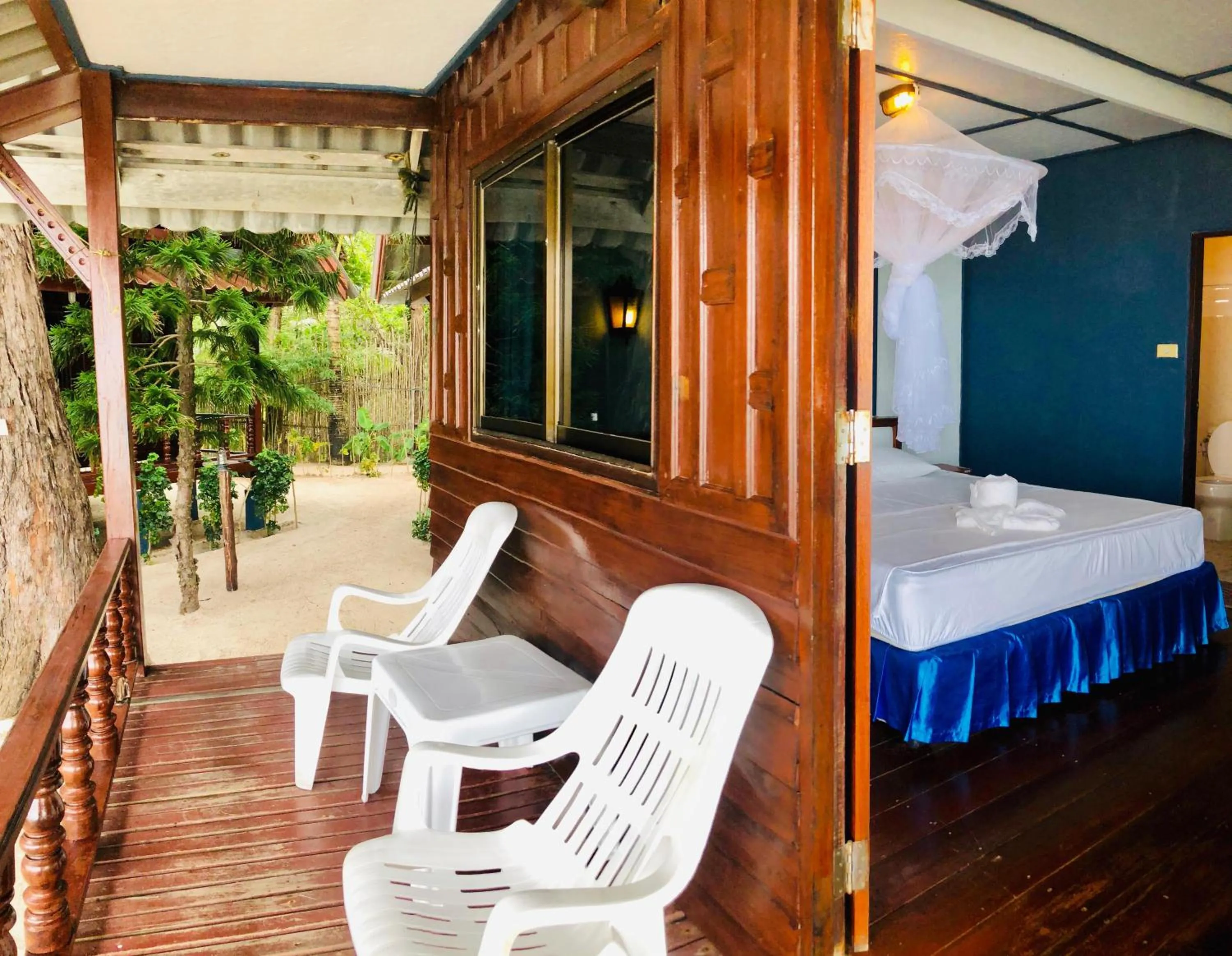 Patio in Haad Khuad Resort