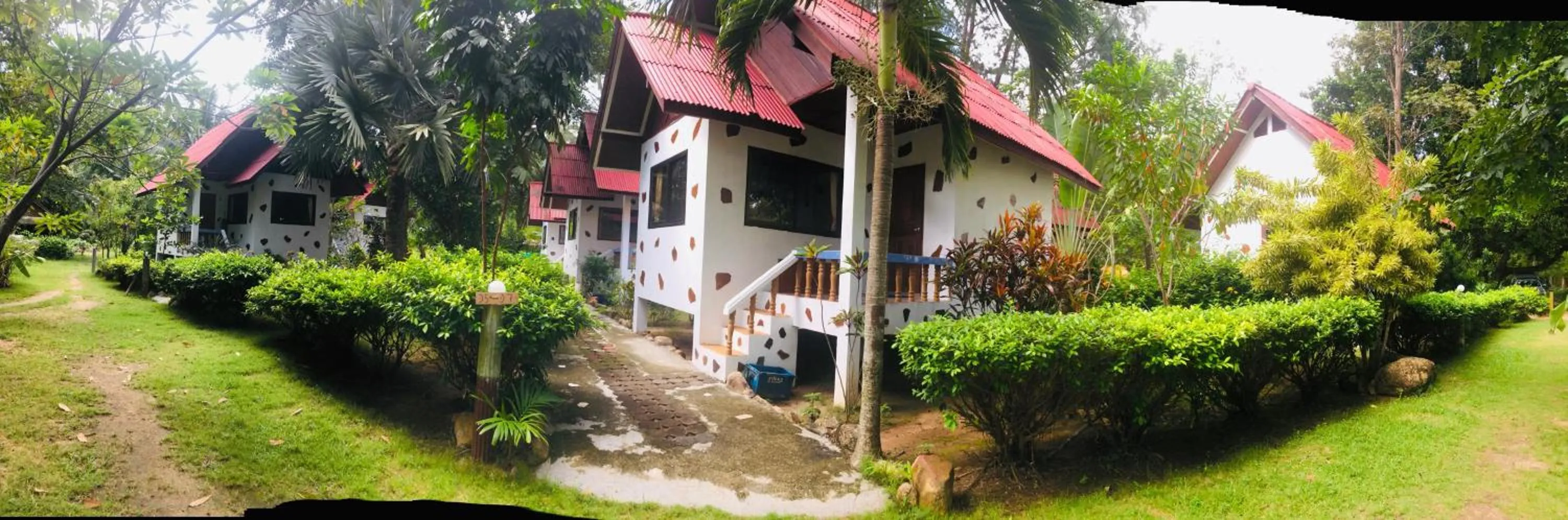 Garden view in Haad Khuad Resort