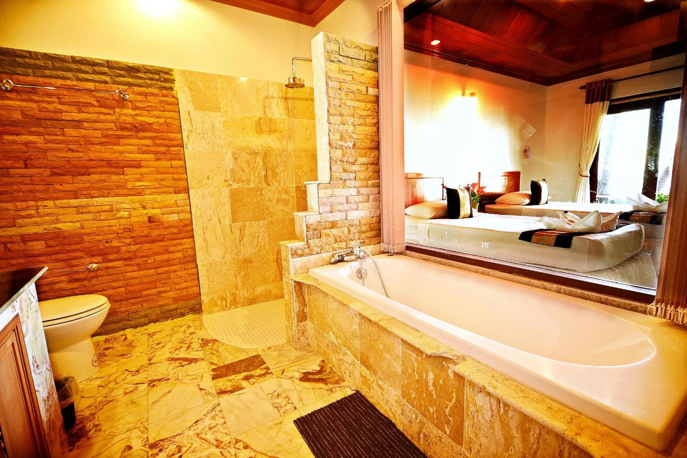 Bathroom in Haad Khuad Resort