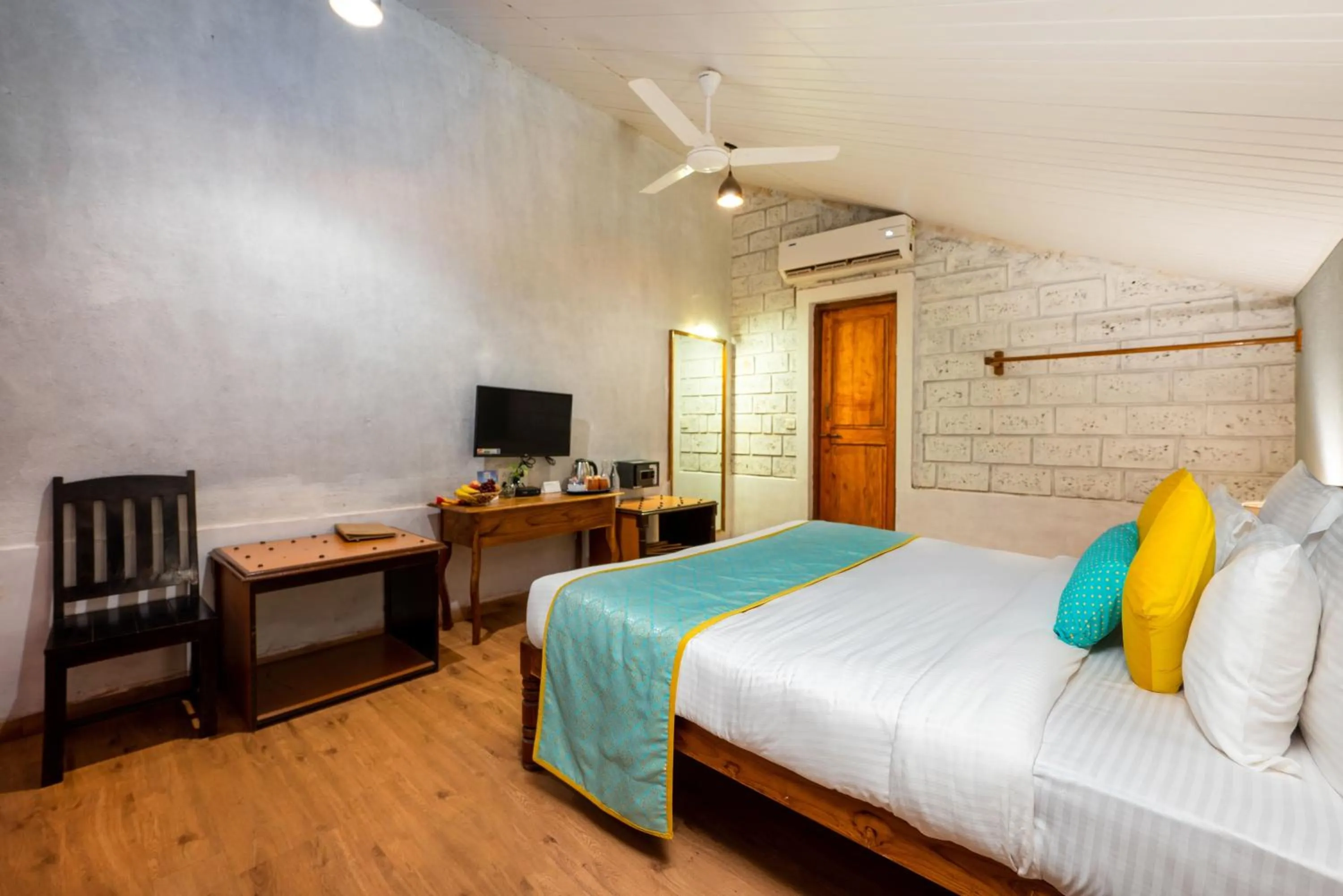 Bedroom, Bed in Lotus an Eco Beach Resort Dapoli Murud