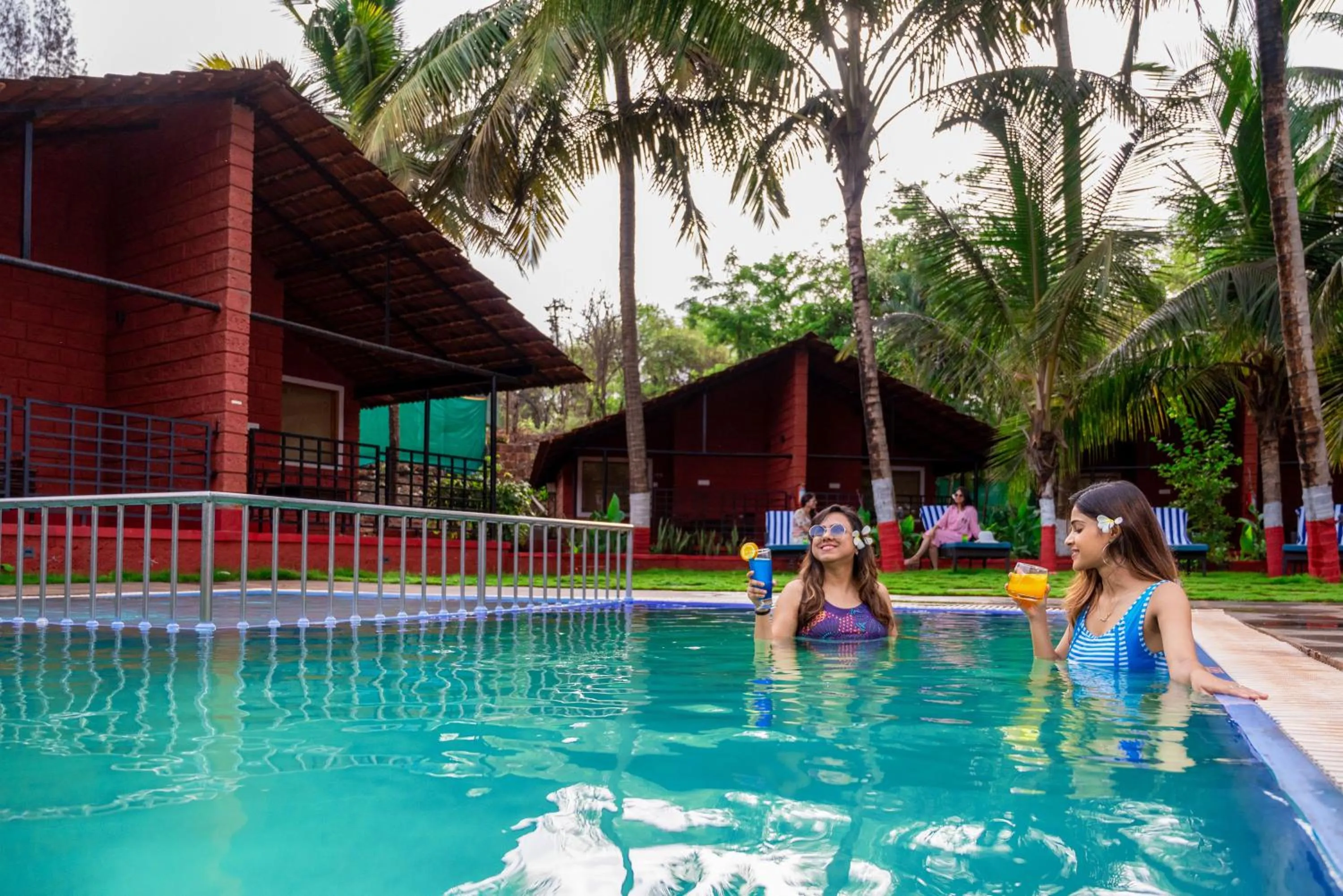 Swimming pool in Lotus an Eco Beach Resort Dapoli Murud