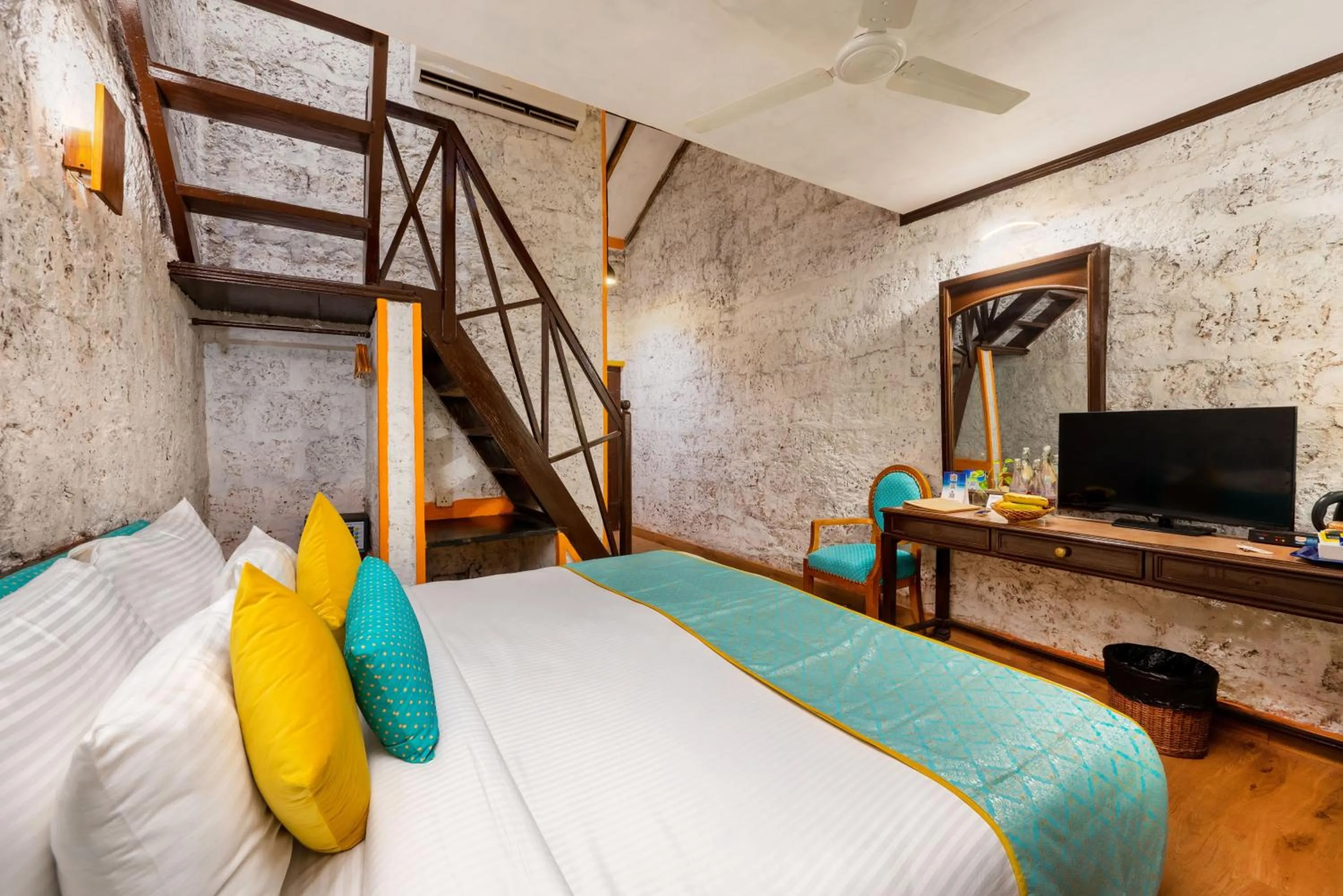 Bedroom, Bed in Lotus an Eco Beach Resort Dapoli Murud