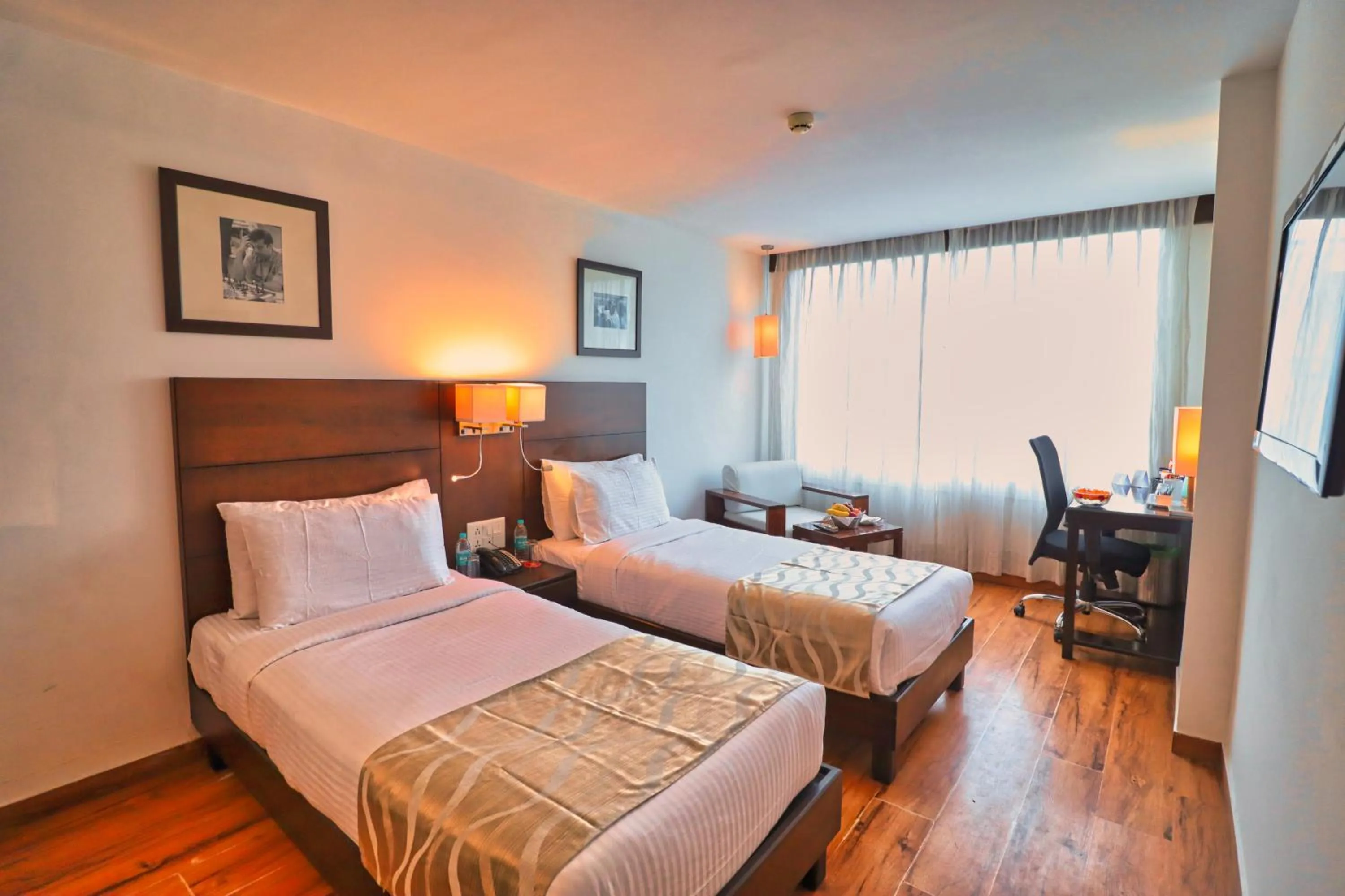 Bedroom, Bed in Hotel Clarks Collection Vadodara