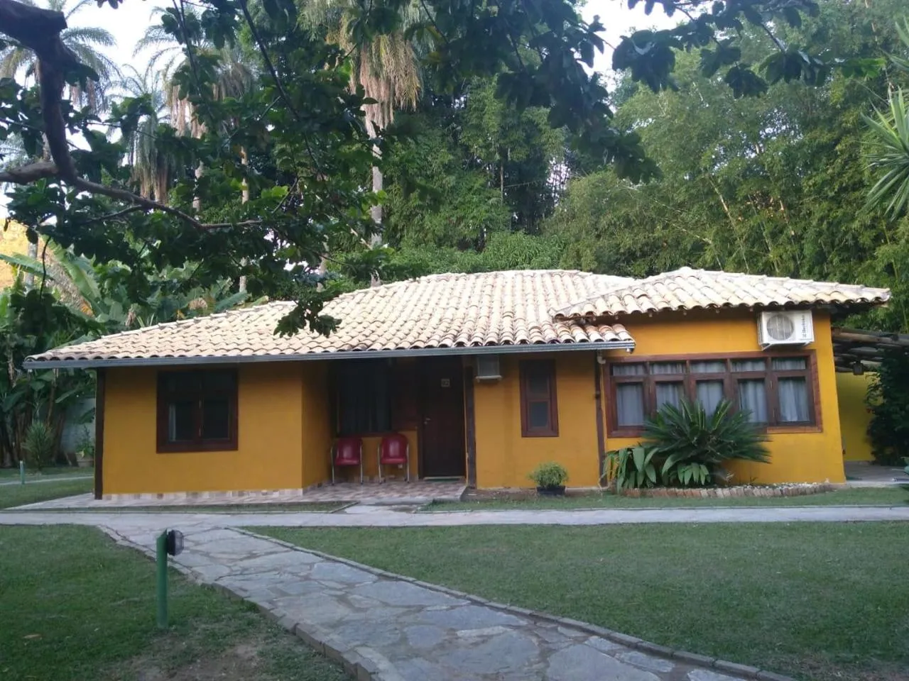 Patio in Pousada Banana Cipó